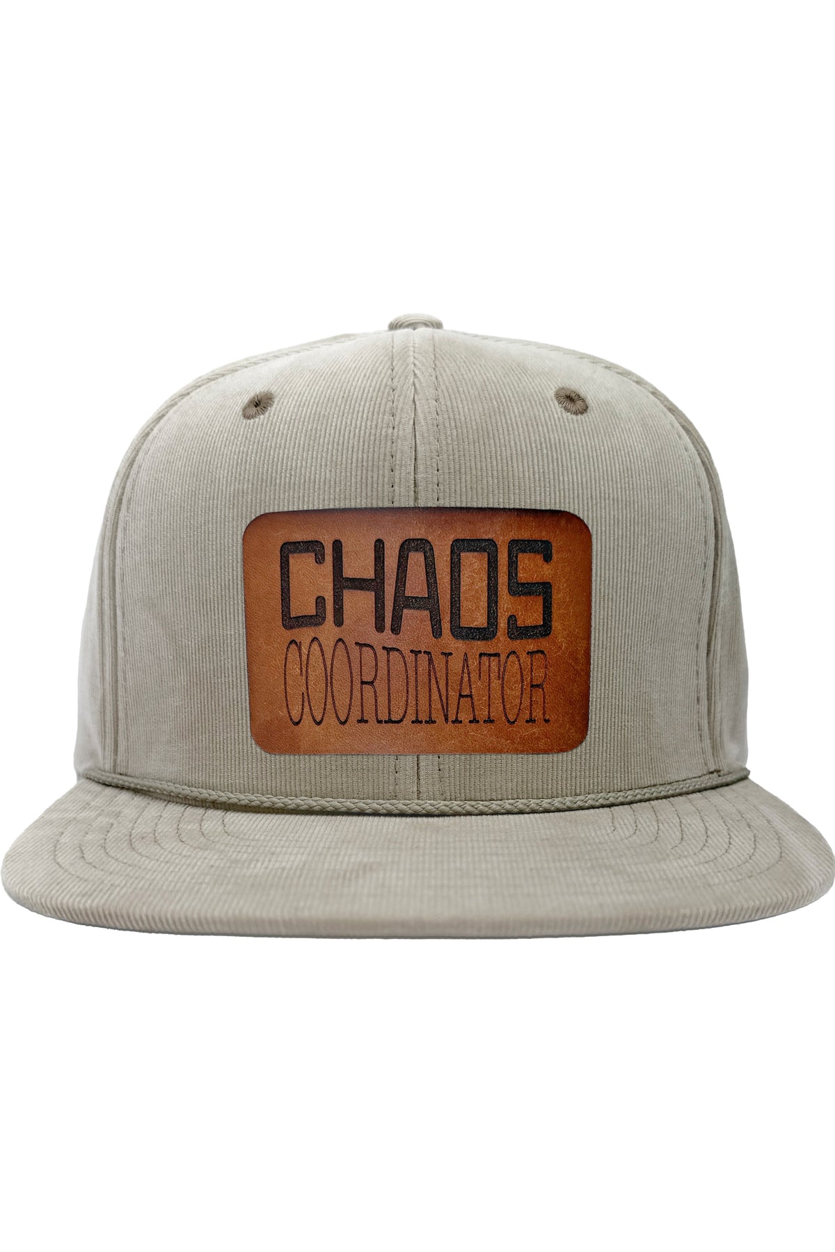 Chaos Coordinator | leather patch hat