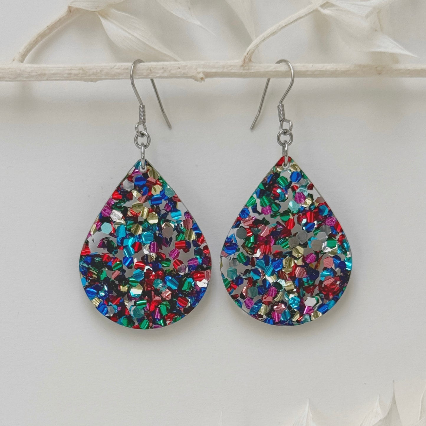 When In Doubt, Glitter It Out | party glitter earrings