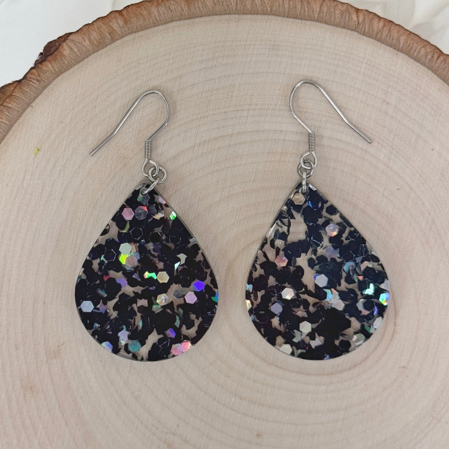 When In Doubt, Glitter It Out | party glitter earrings