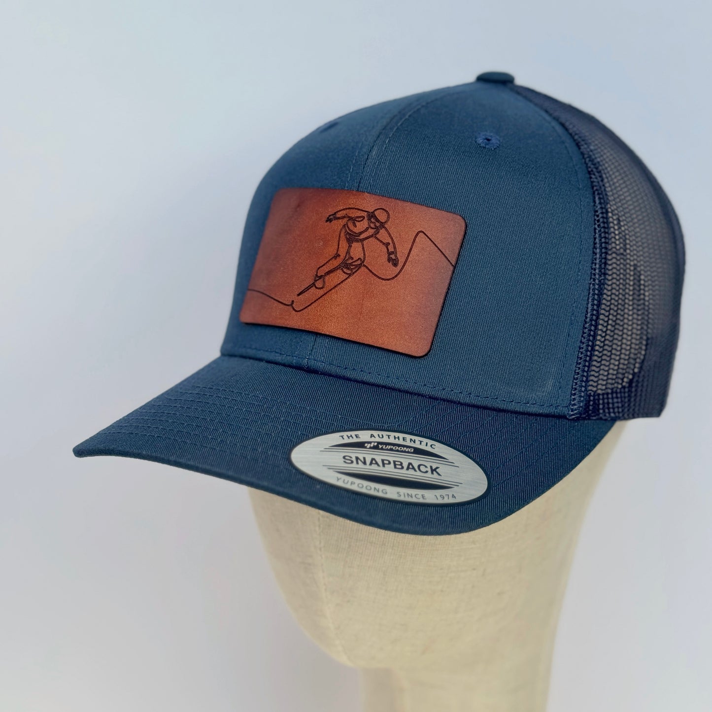 Mountain Rush | snowboard leather patch hat