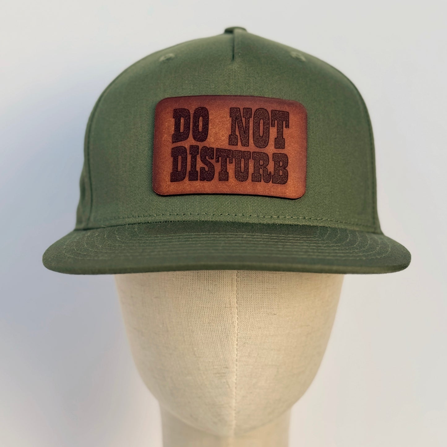 Do Not Disturb | leather patch hat