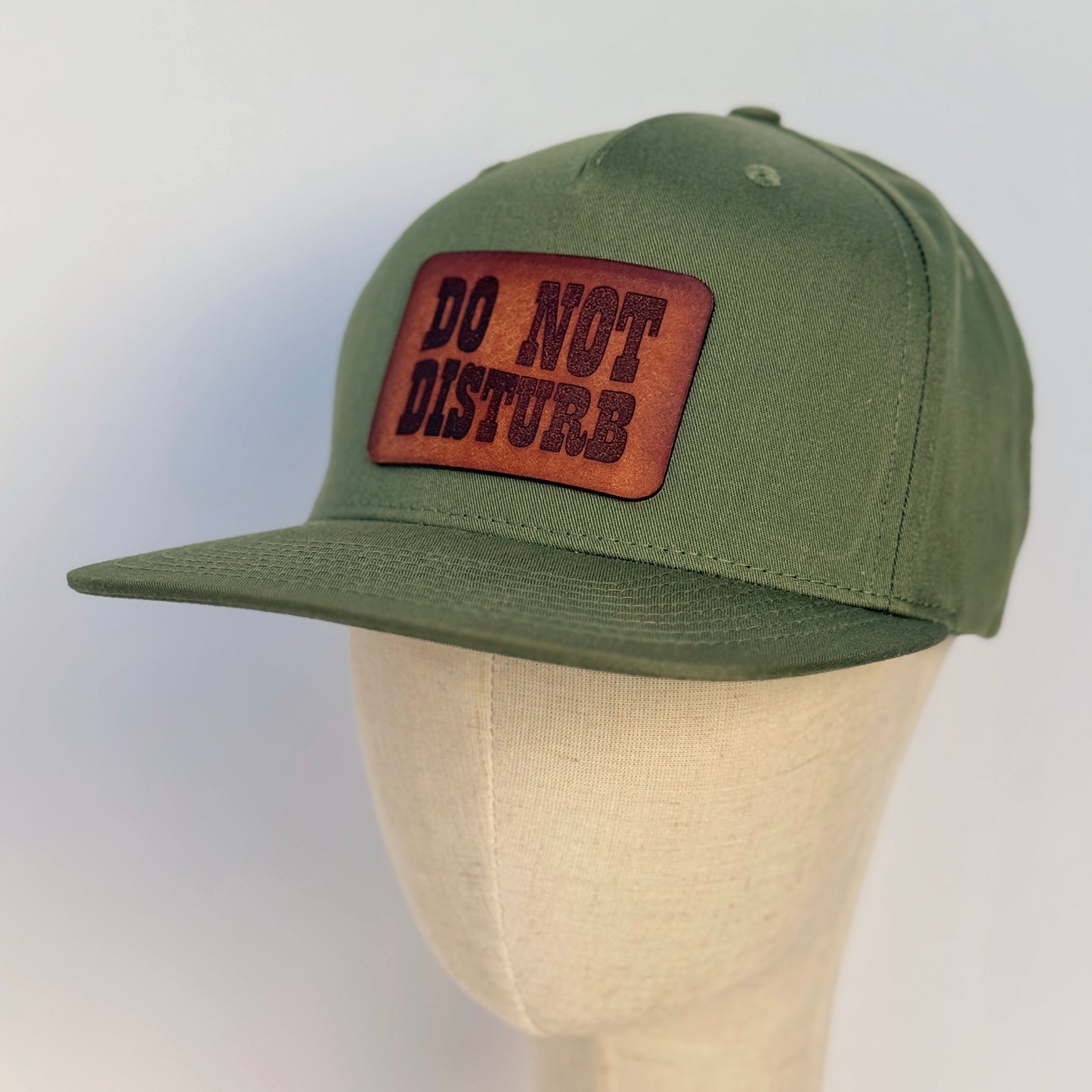 Do Not Disturb | leather patch hat