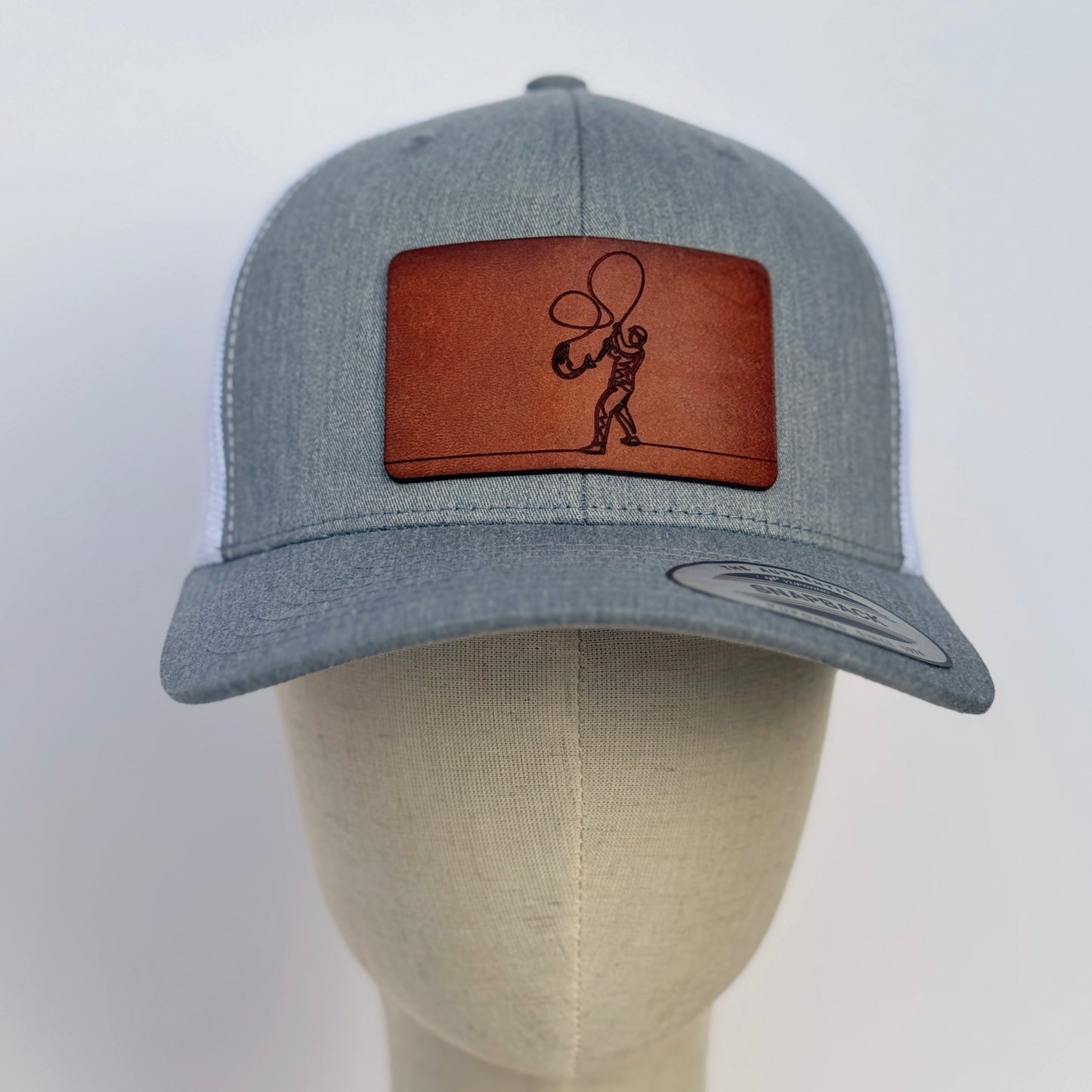 Catch & Release | fly fishing leather patch hat