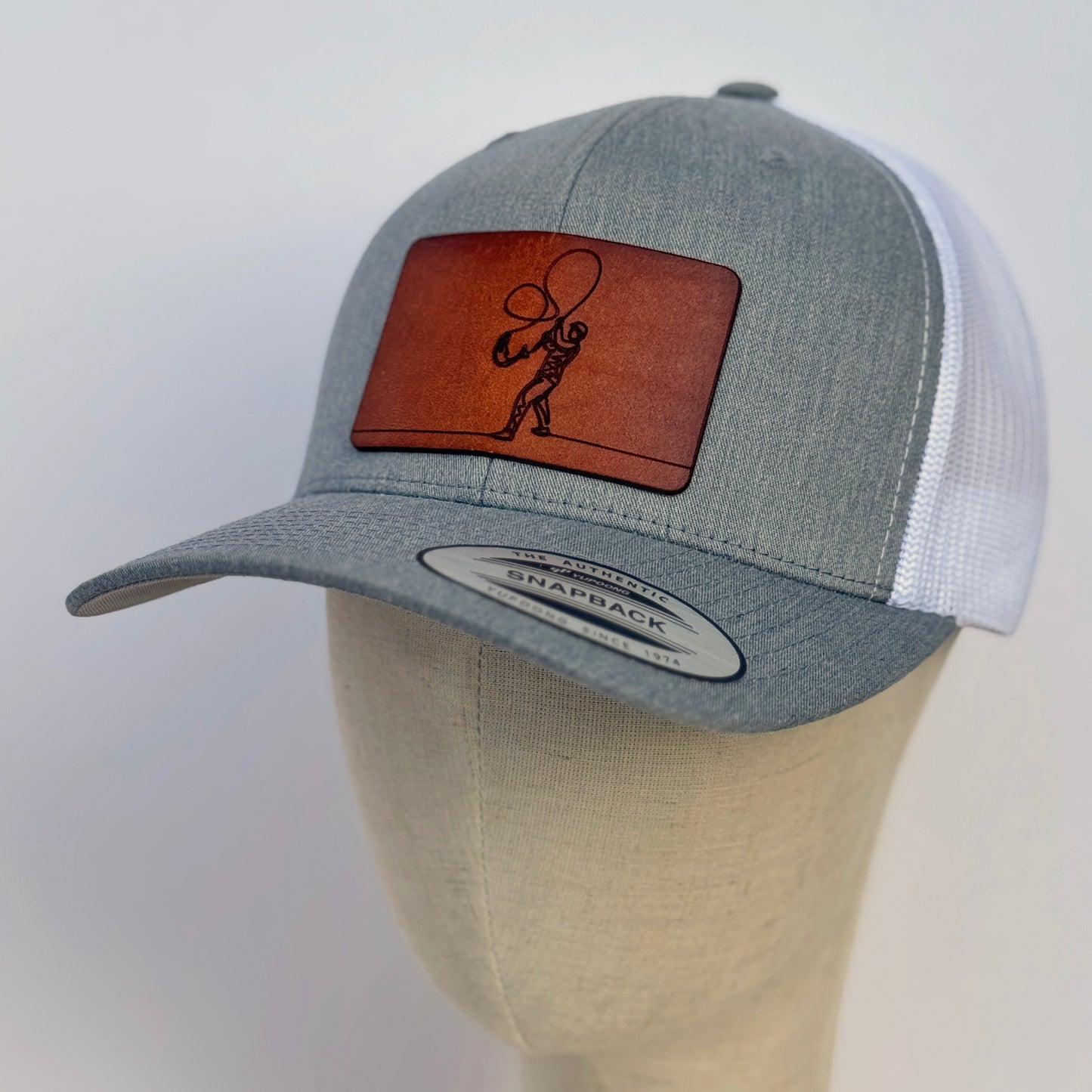 Catch & Release | fly fishing leather patch hat