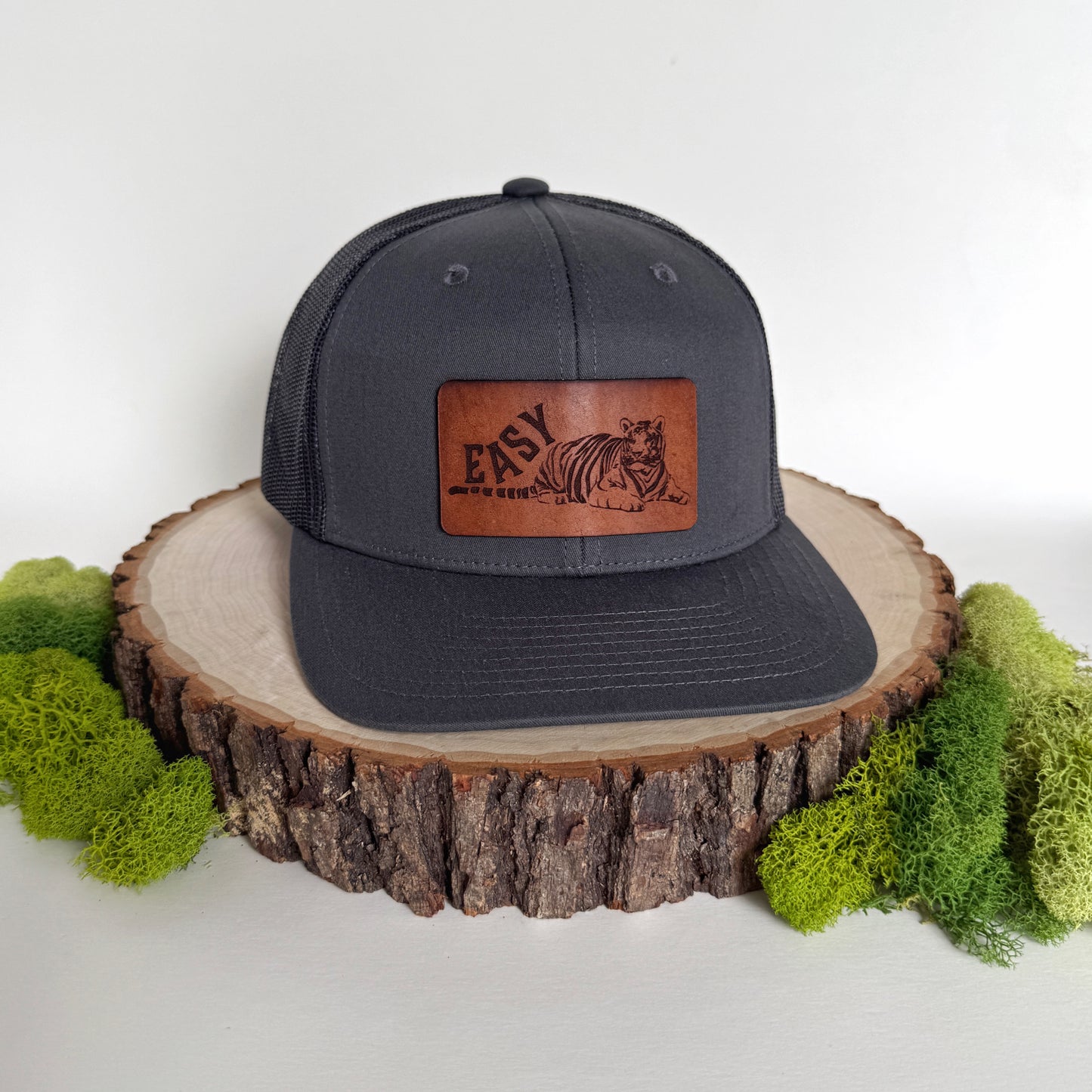 Easy Tiger | leather patch hat