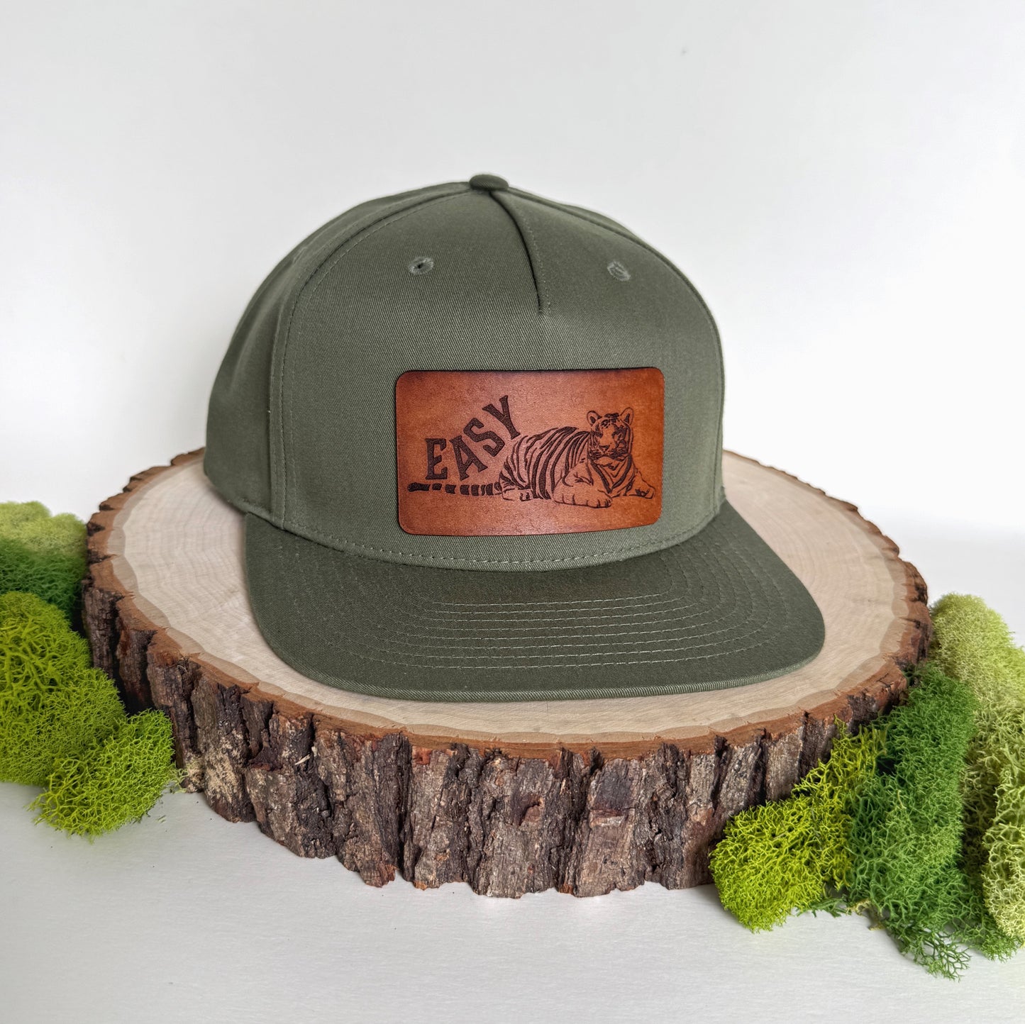 Easy Tiger | leather patch hat