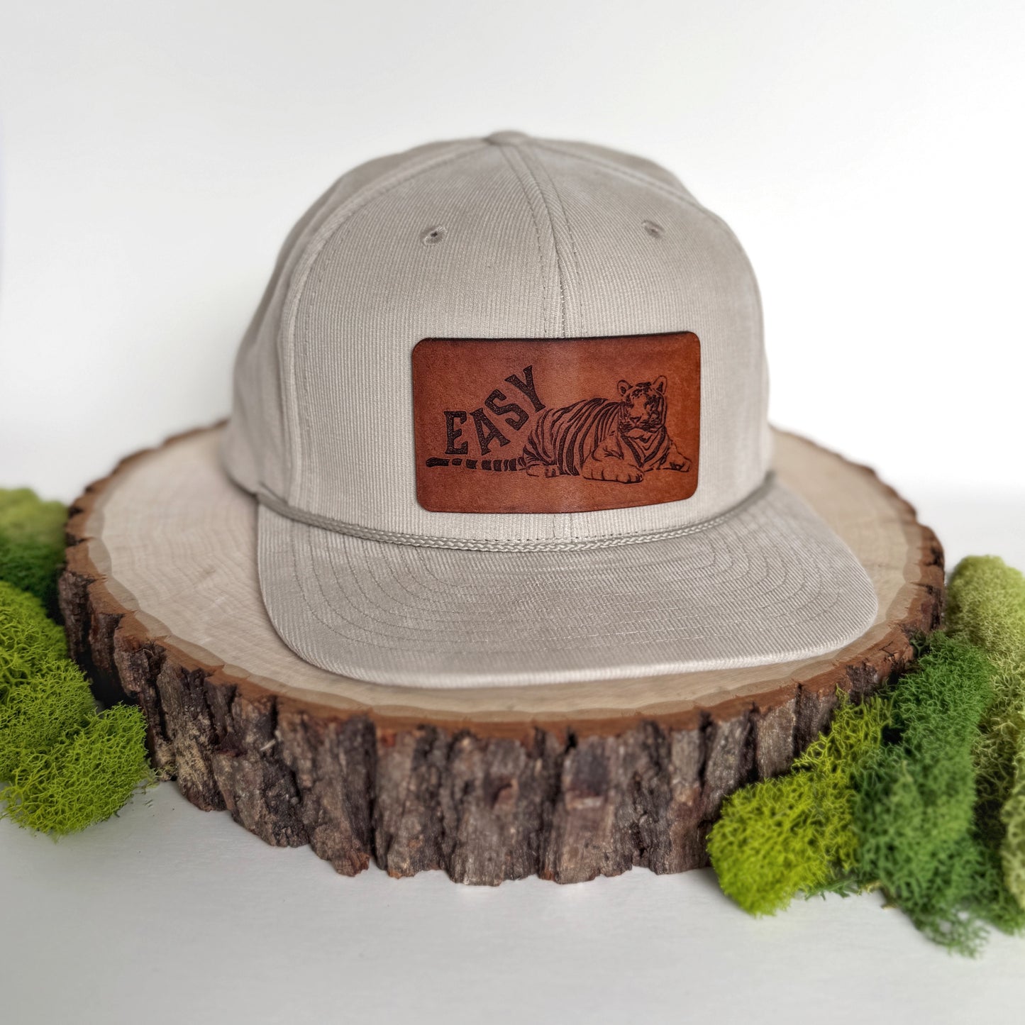 Easy Tiger | leather patch hat