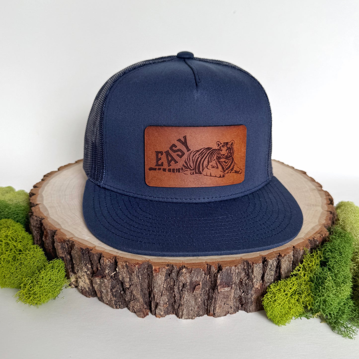 Easy Tiger | leather patch hat