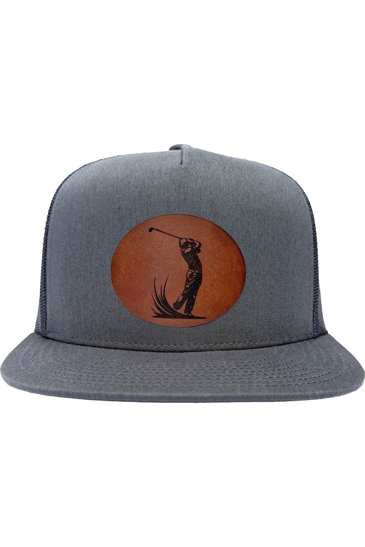 Back Nine | golf leather patch hat
