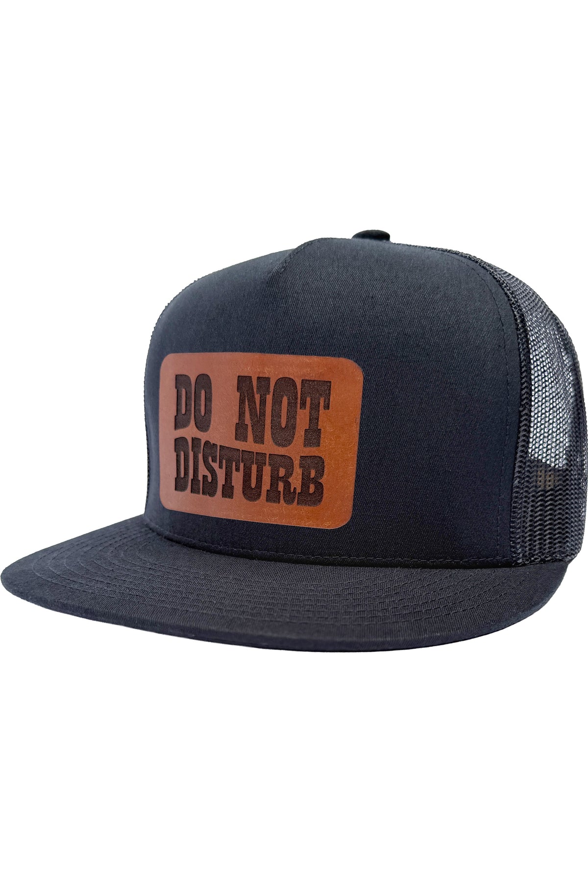 Do Not Disturb | leather patch hat