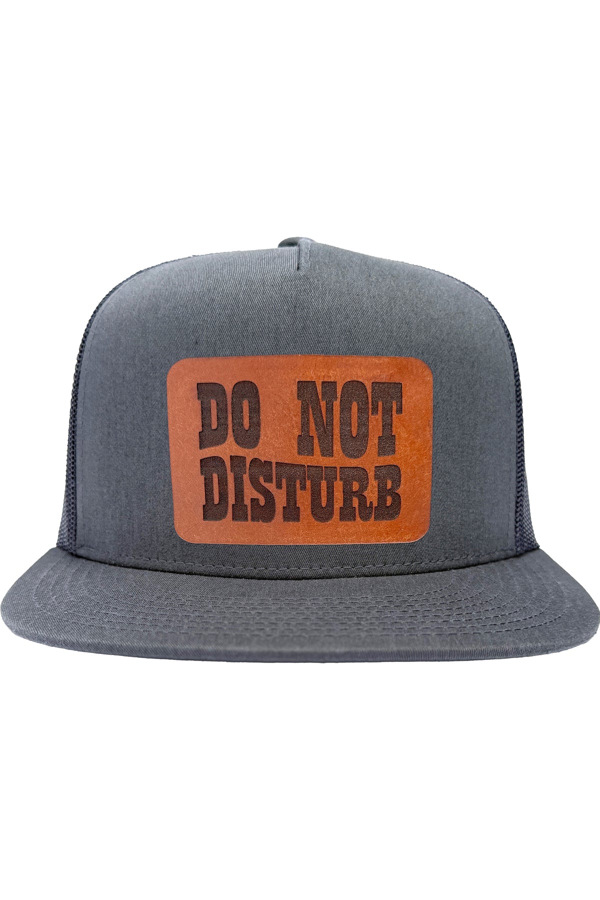 Do Not Disturb | leather patch hat