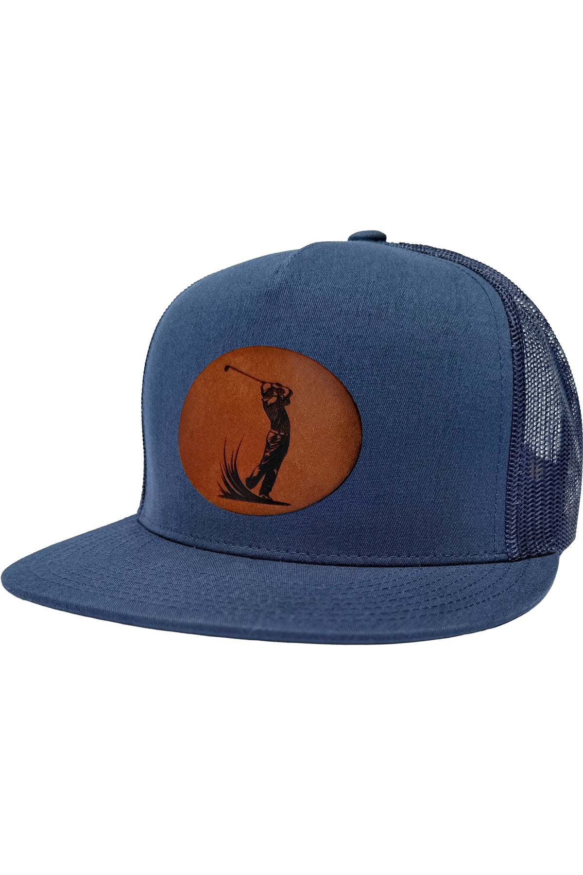 Back Nine | golf leather patch hat