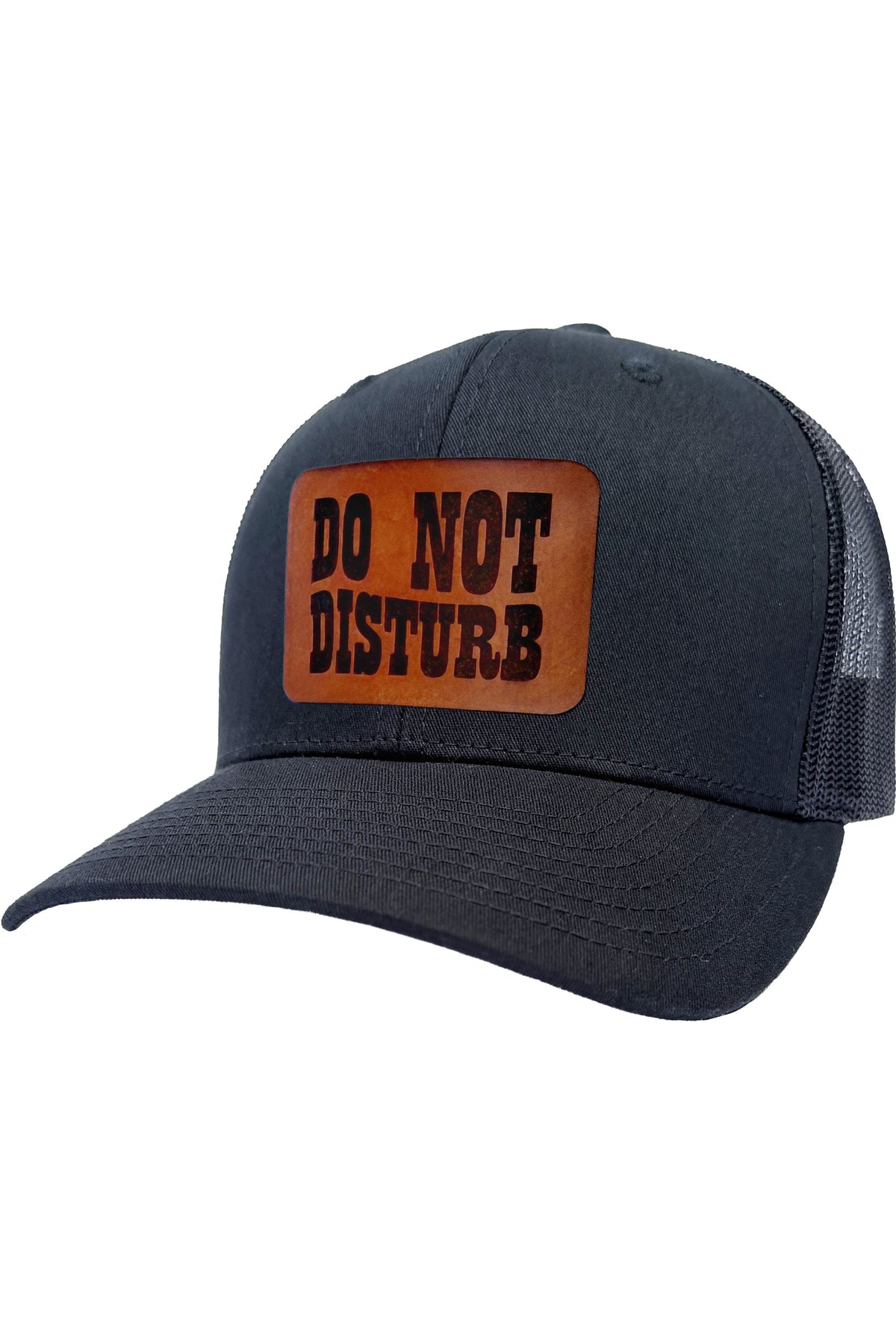 Do Not Disturb | leather patch hat