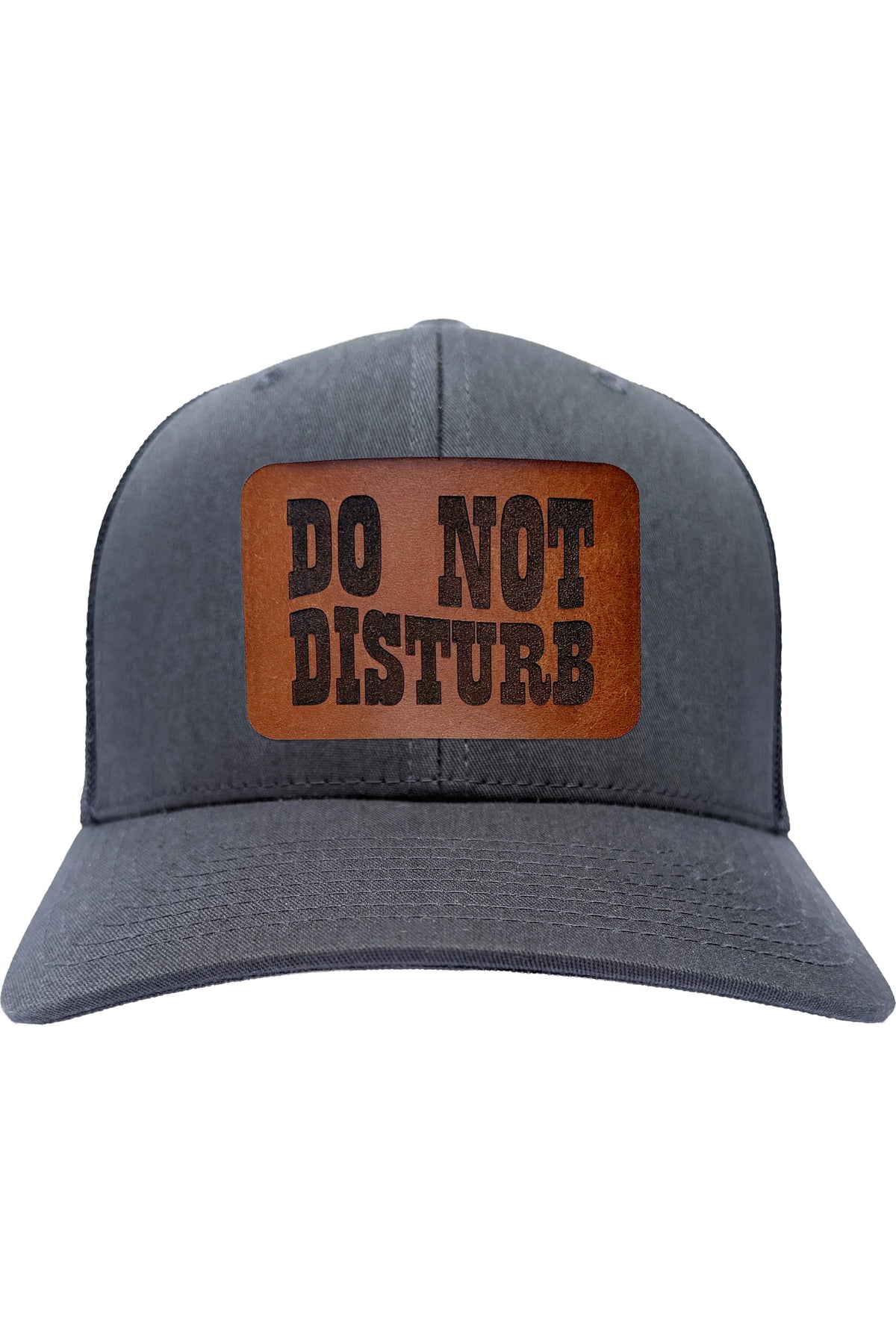 Do Not Disturb | leather patch hat