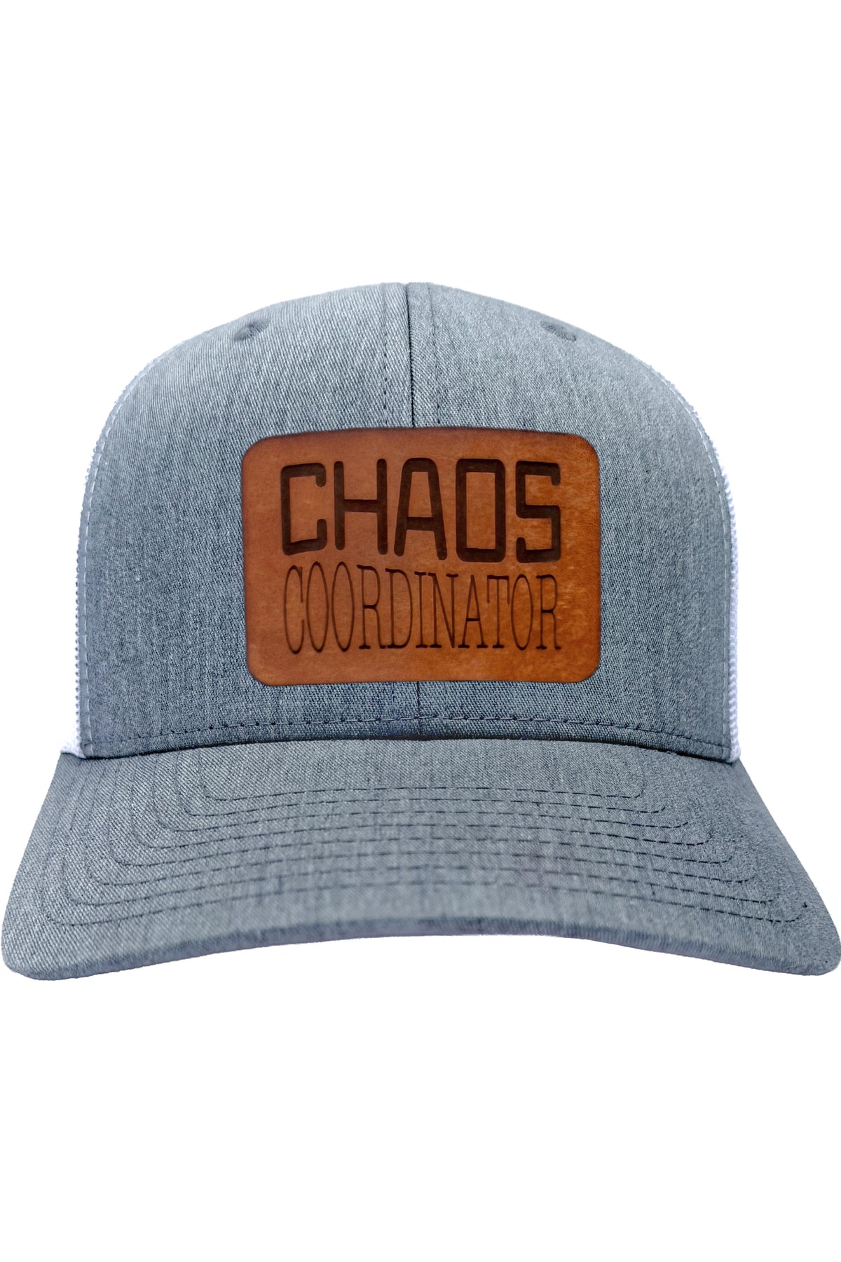 Chaos Coordinator | leather patch hat
