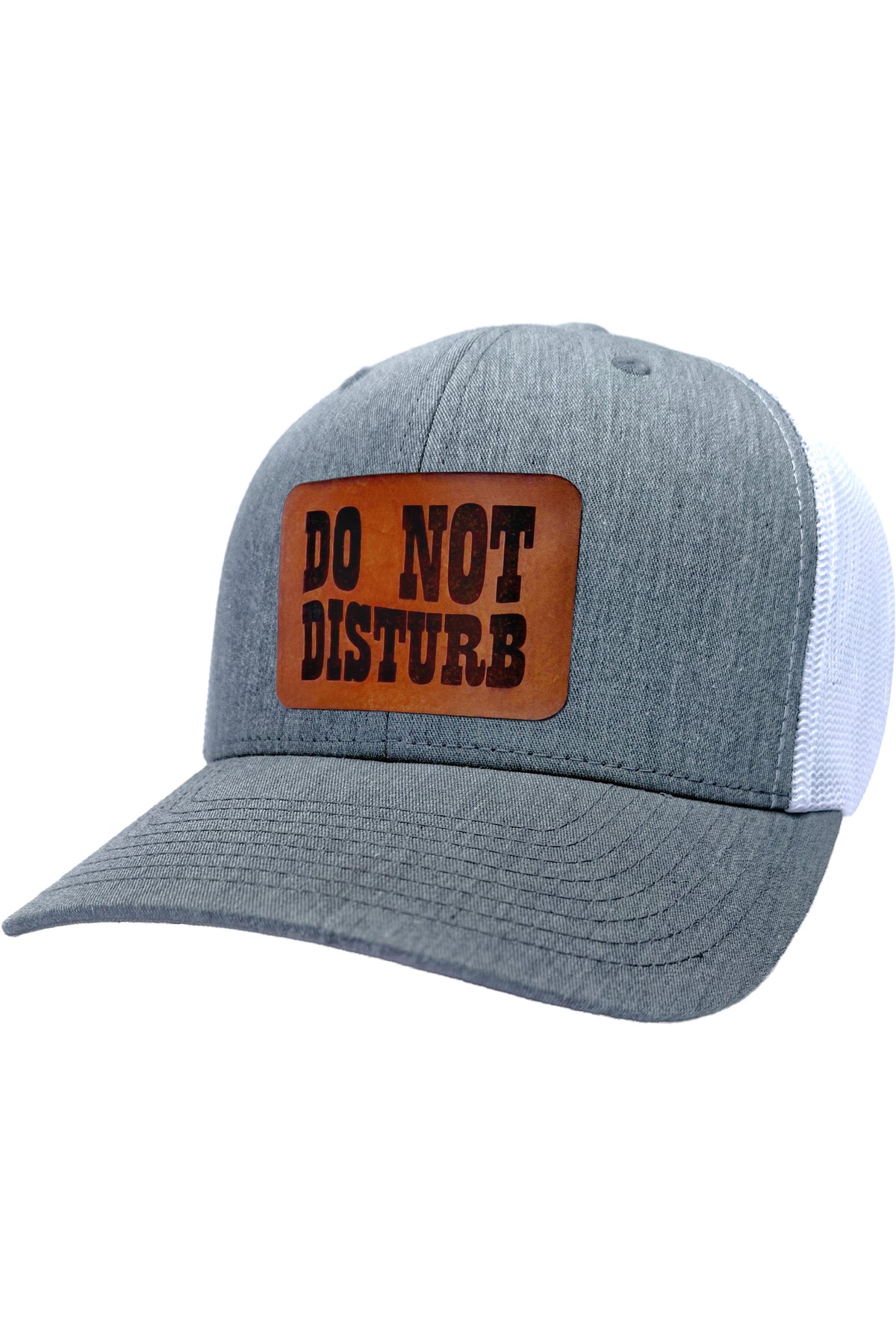 Do Not Disturb | leather patch hat