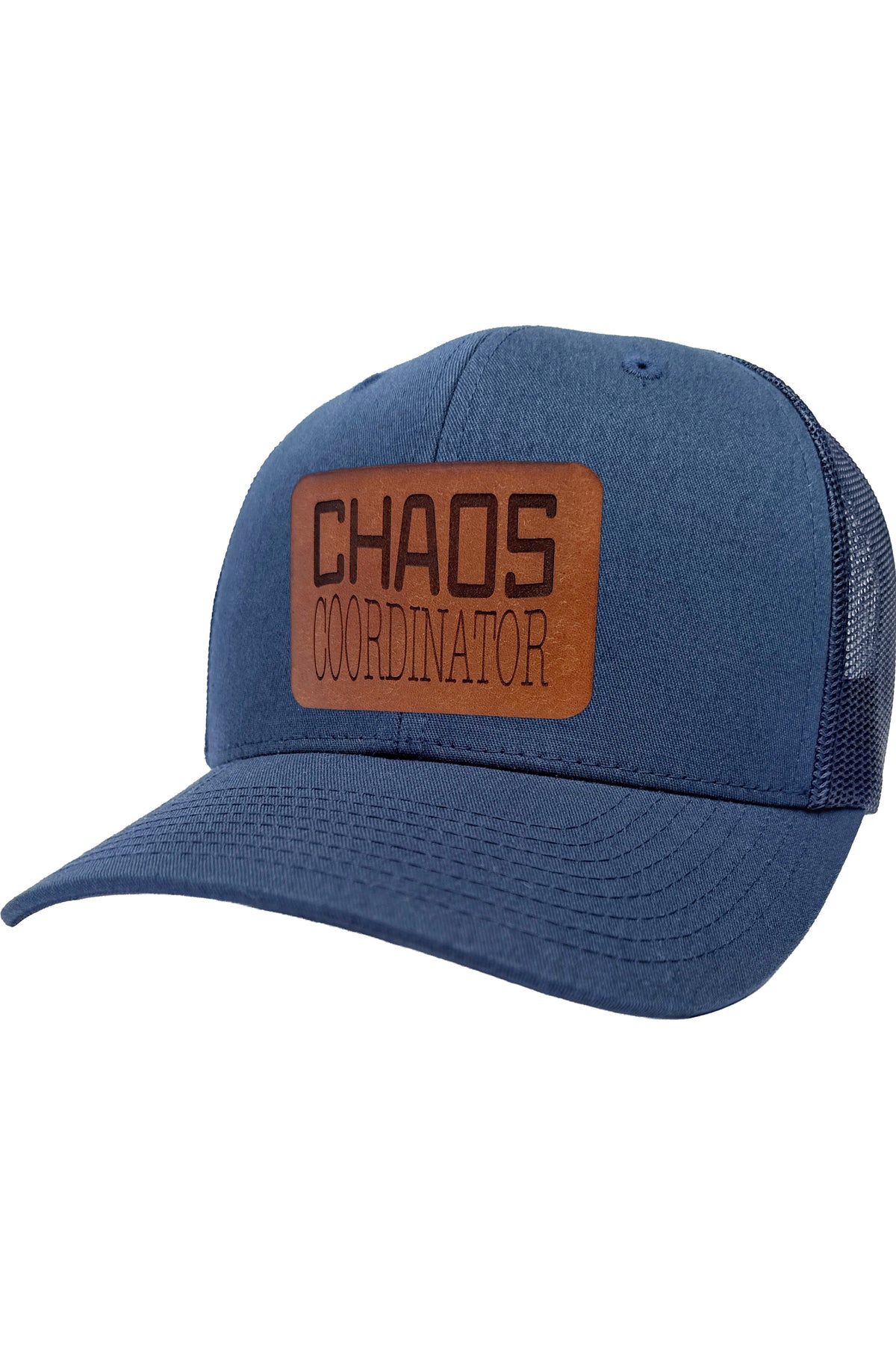 Chaos Coordinator | leather patch hat