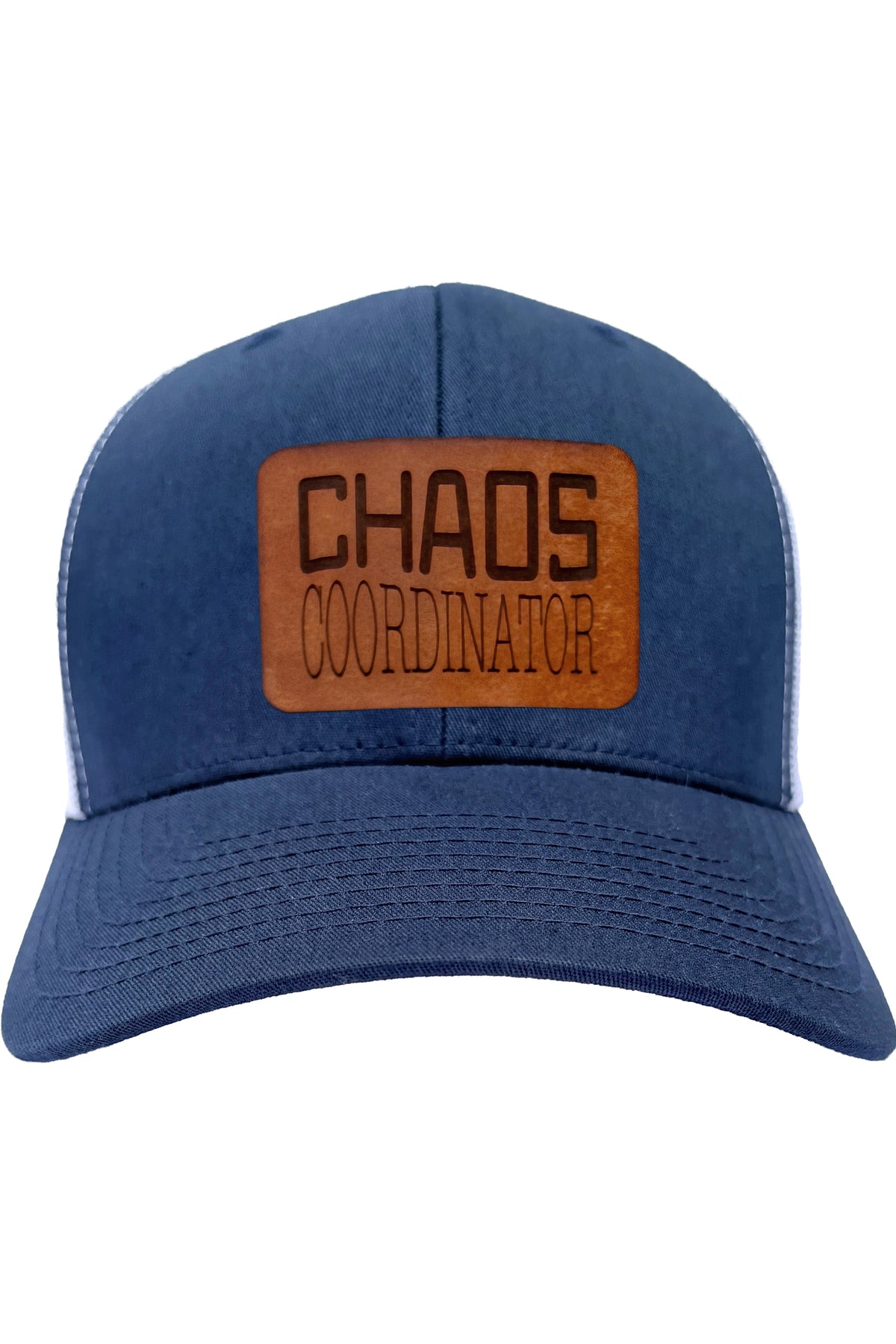 Chaos Coordinator | leather patch hat