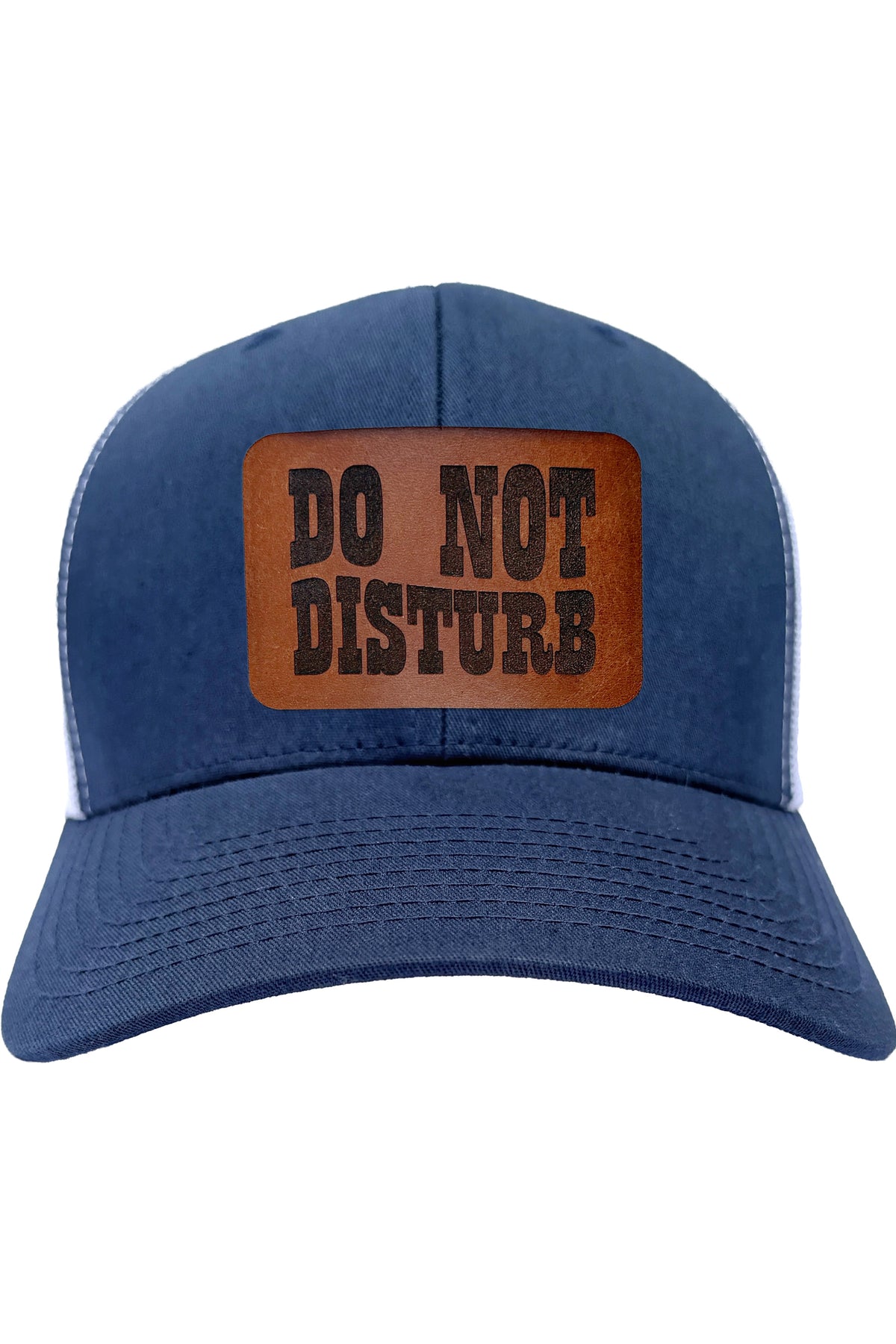 Do Not Disturb | leather patch hat