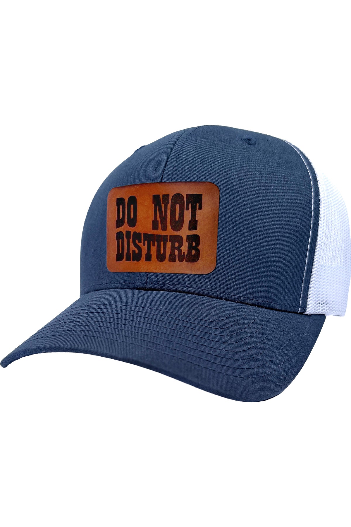 Do Not Disturb | leather patch hat