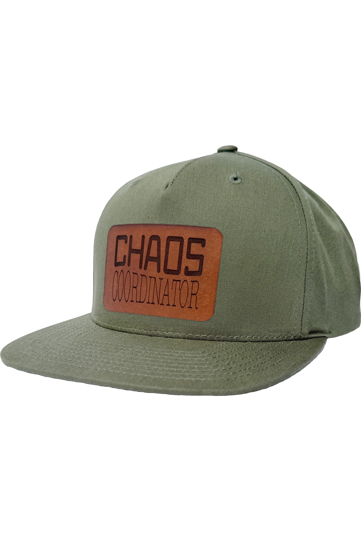 Chaos Coordinator | leather patch hat