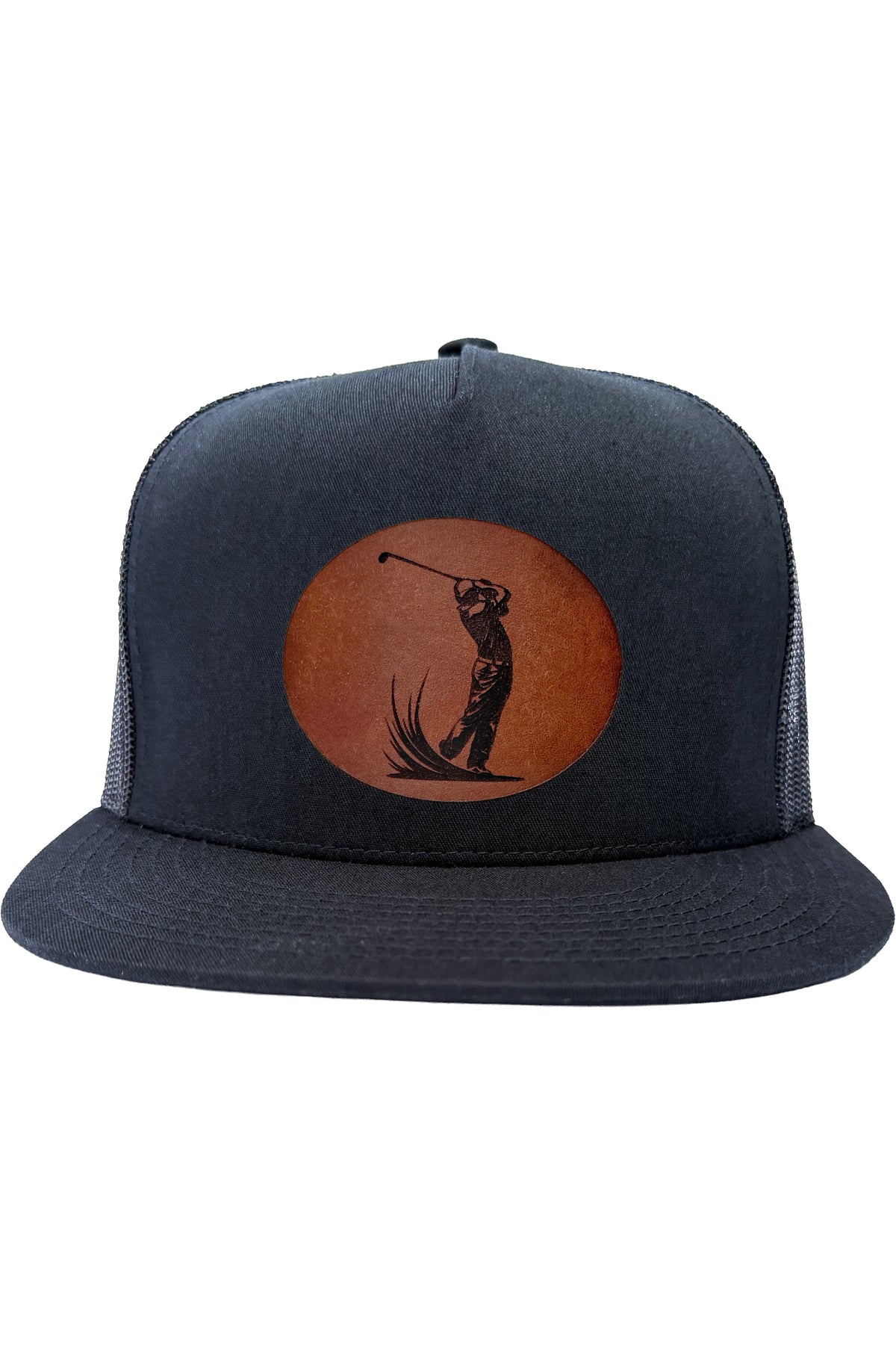 Back Nine | golf leather patch hat
