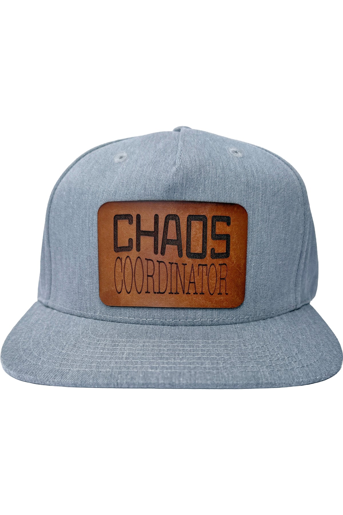 Chaos Coordinator | leather patch hat