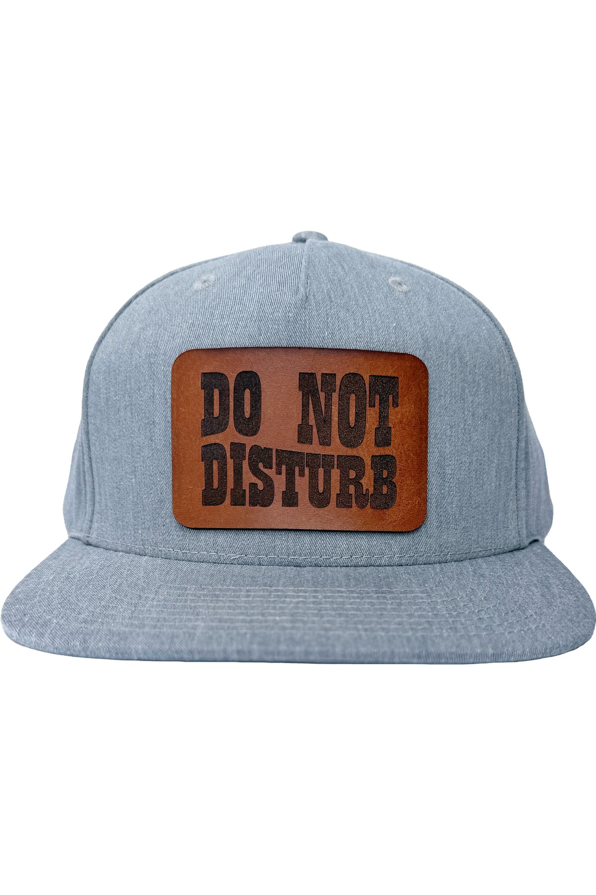 Do Not Disturb | leather patch hat