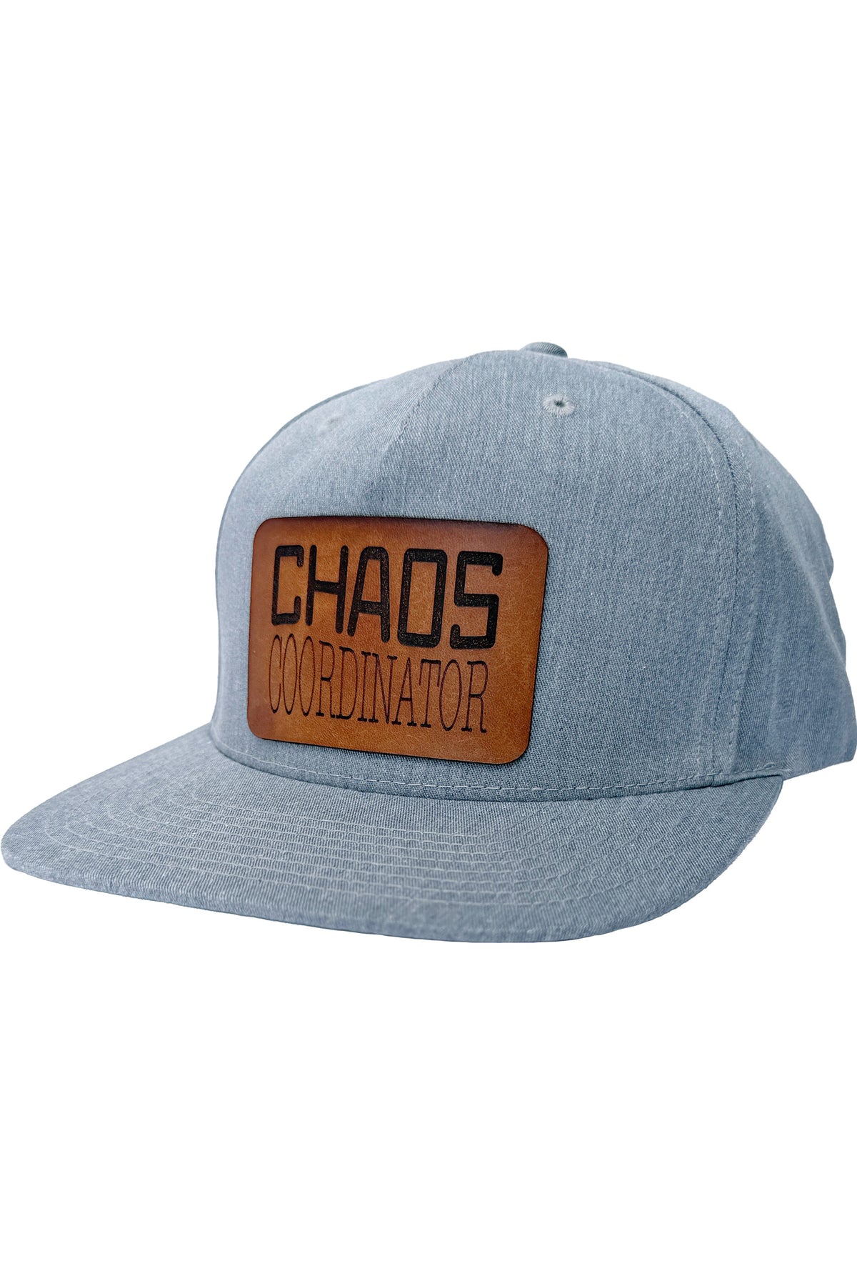 Chaos Coordinator | leather patch hat