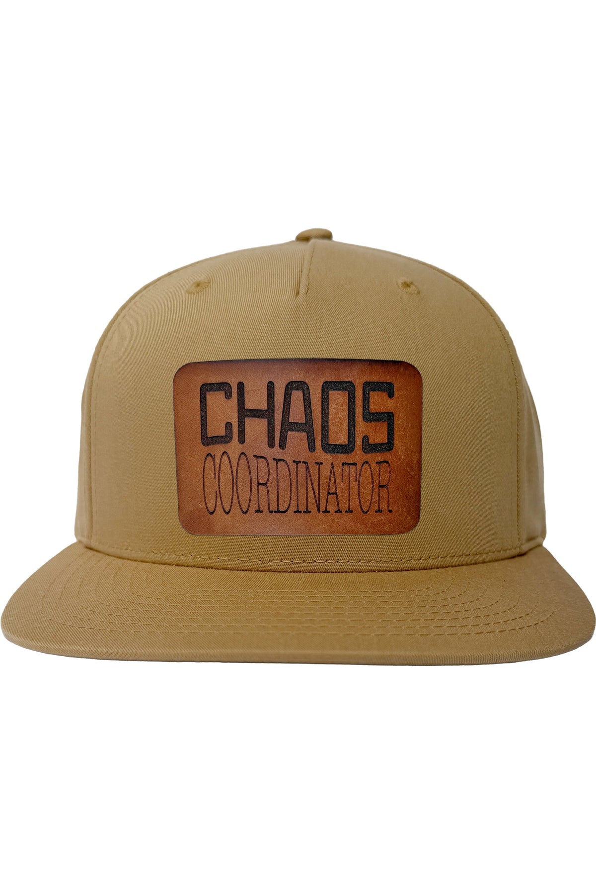 Chaos Coordinator | leather patch hat