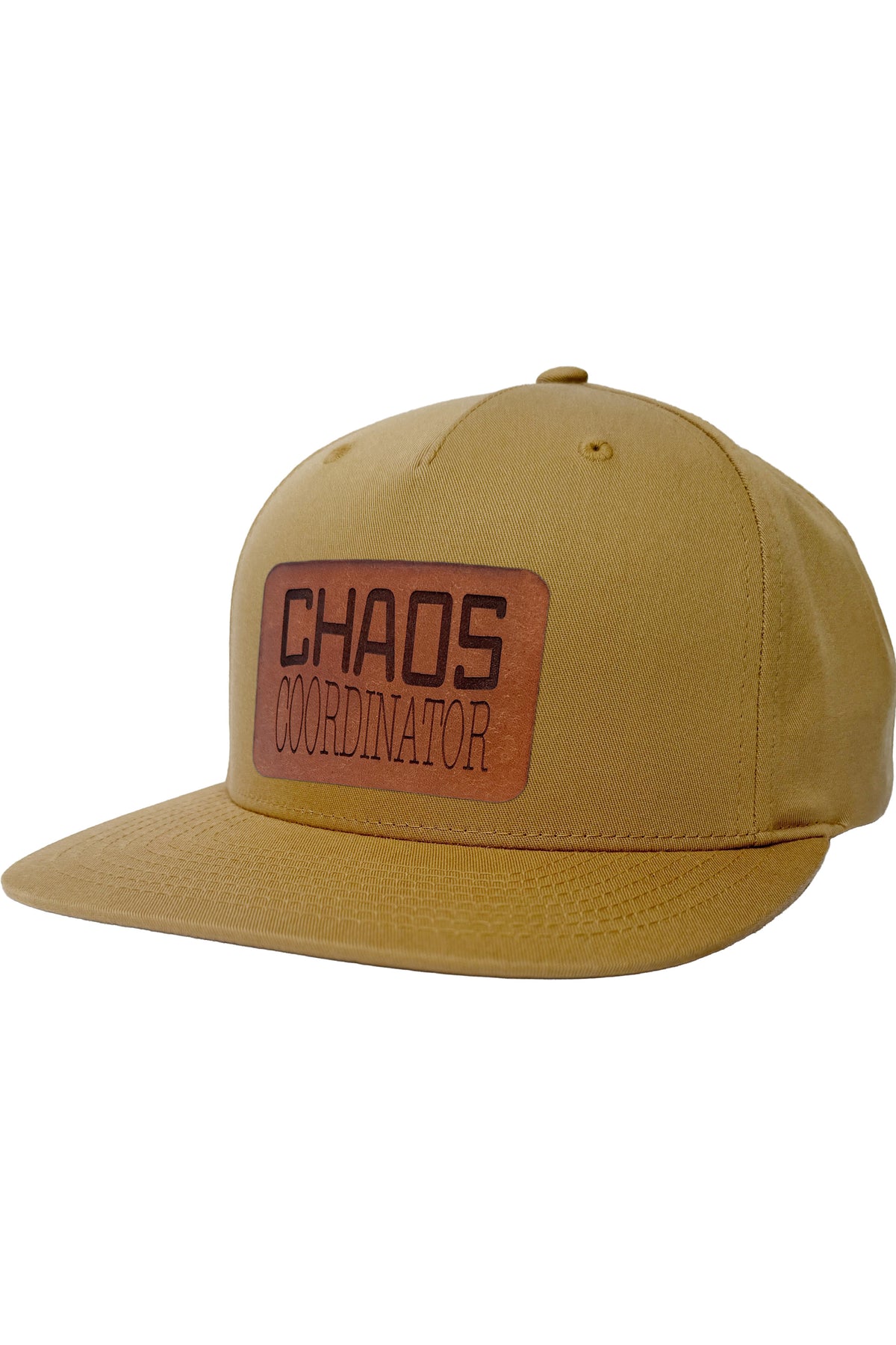 Chaos Coordinator | leather patch hat