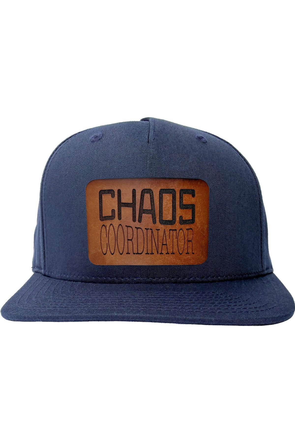 Chaos Coordinator | leather patch hat