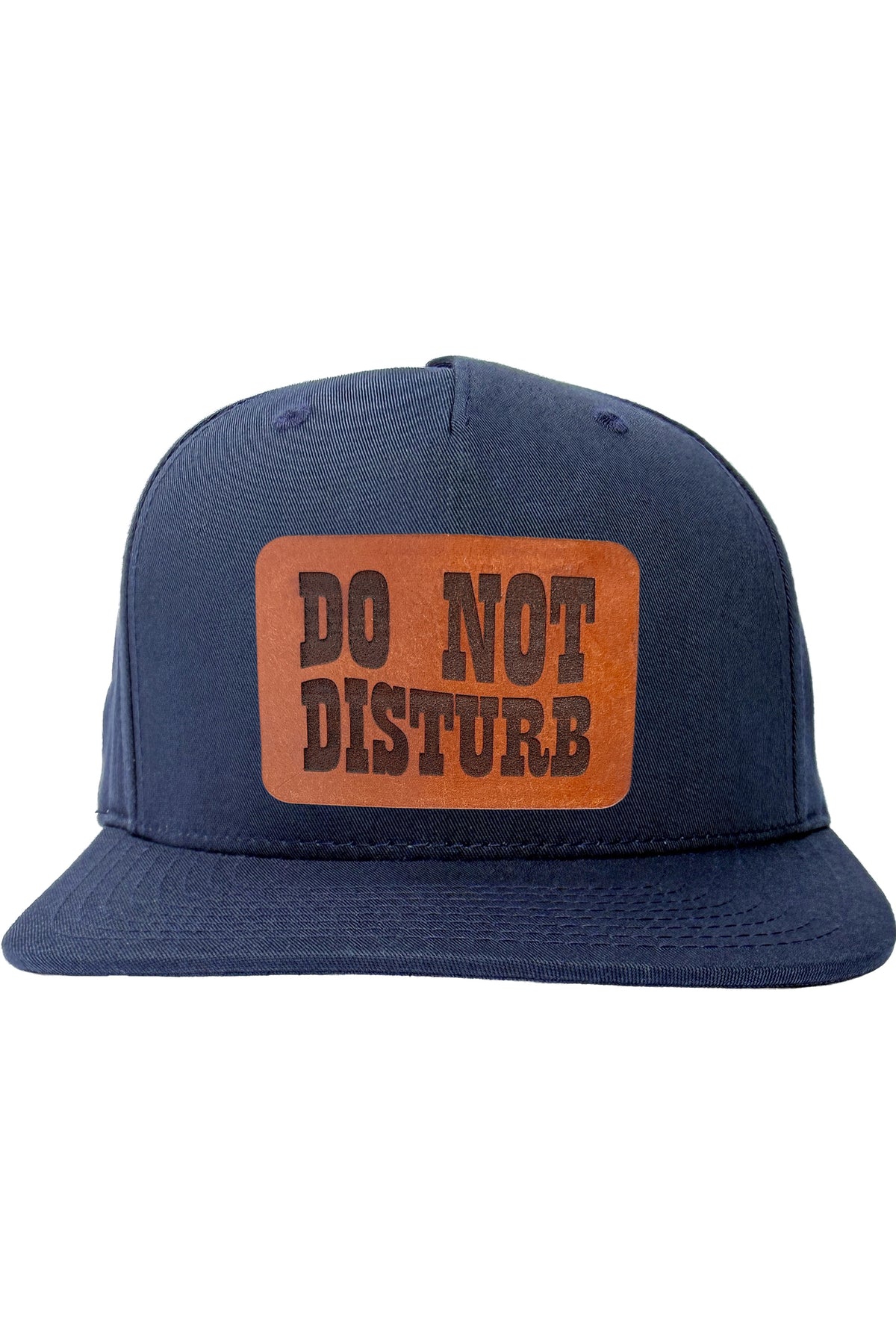 Do Not Disturb | leather patch hat