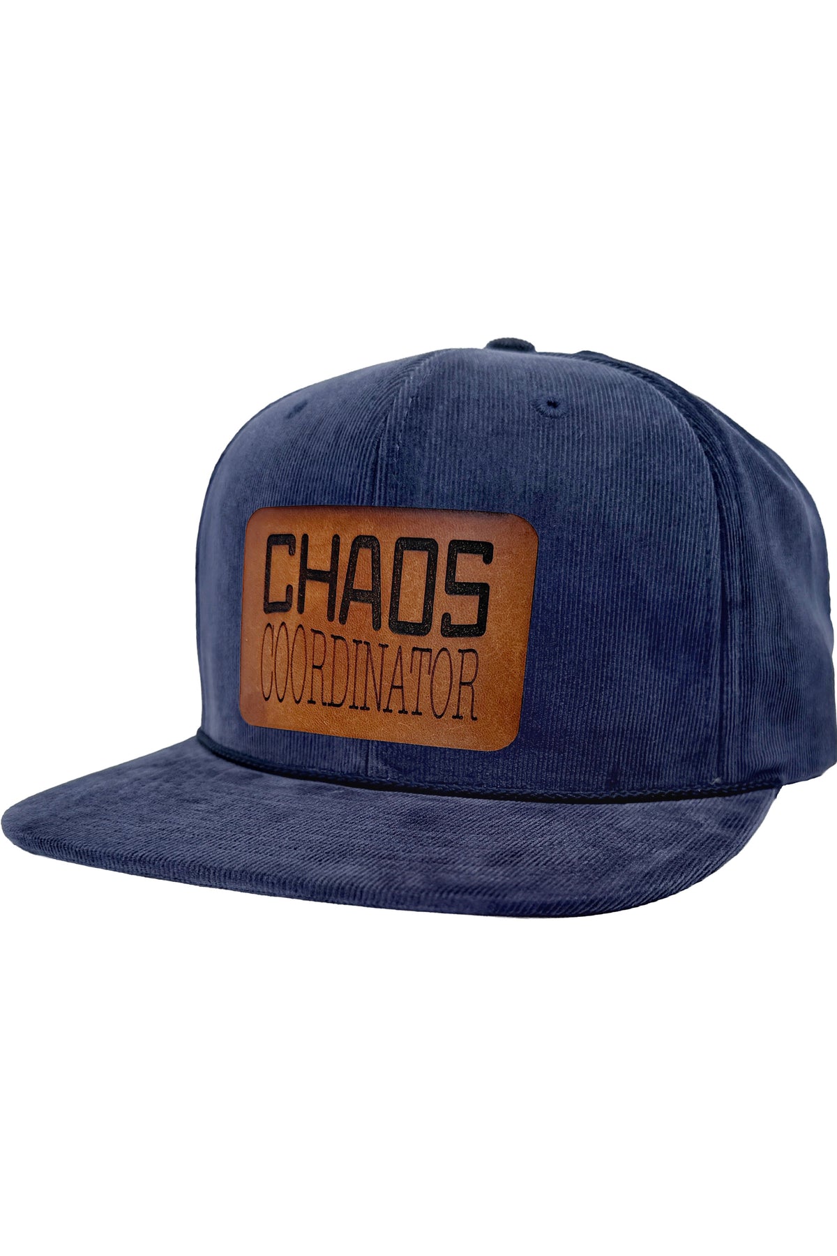 Chaos Coordinator | leather patch hat