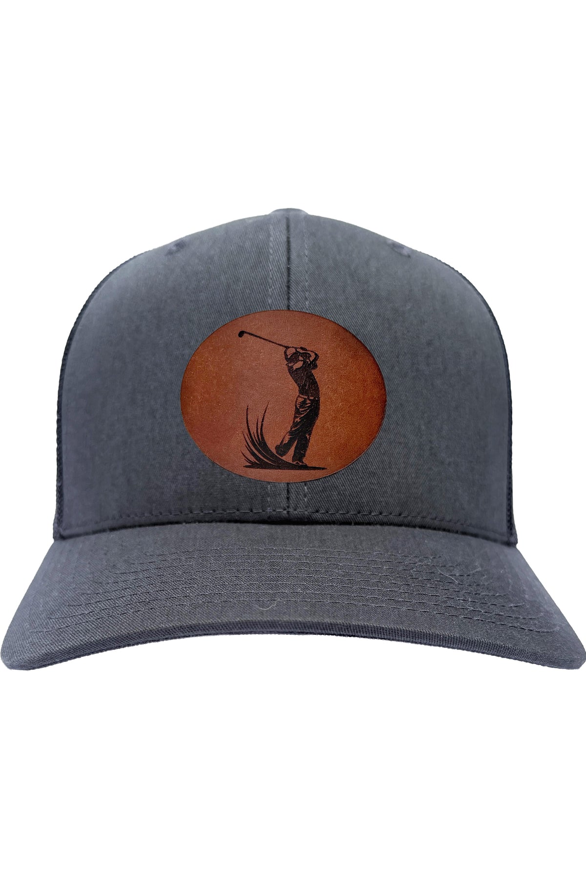 Back Nine | golf leather patch hat