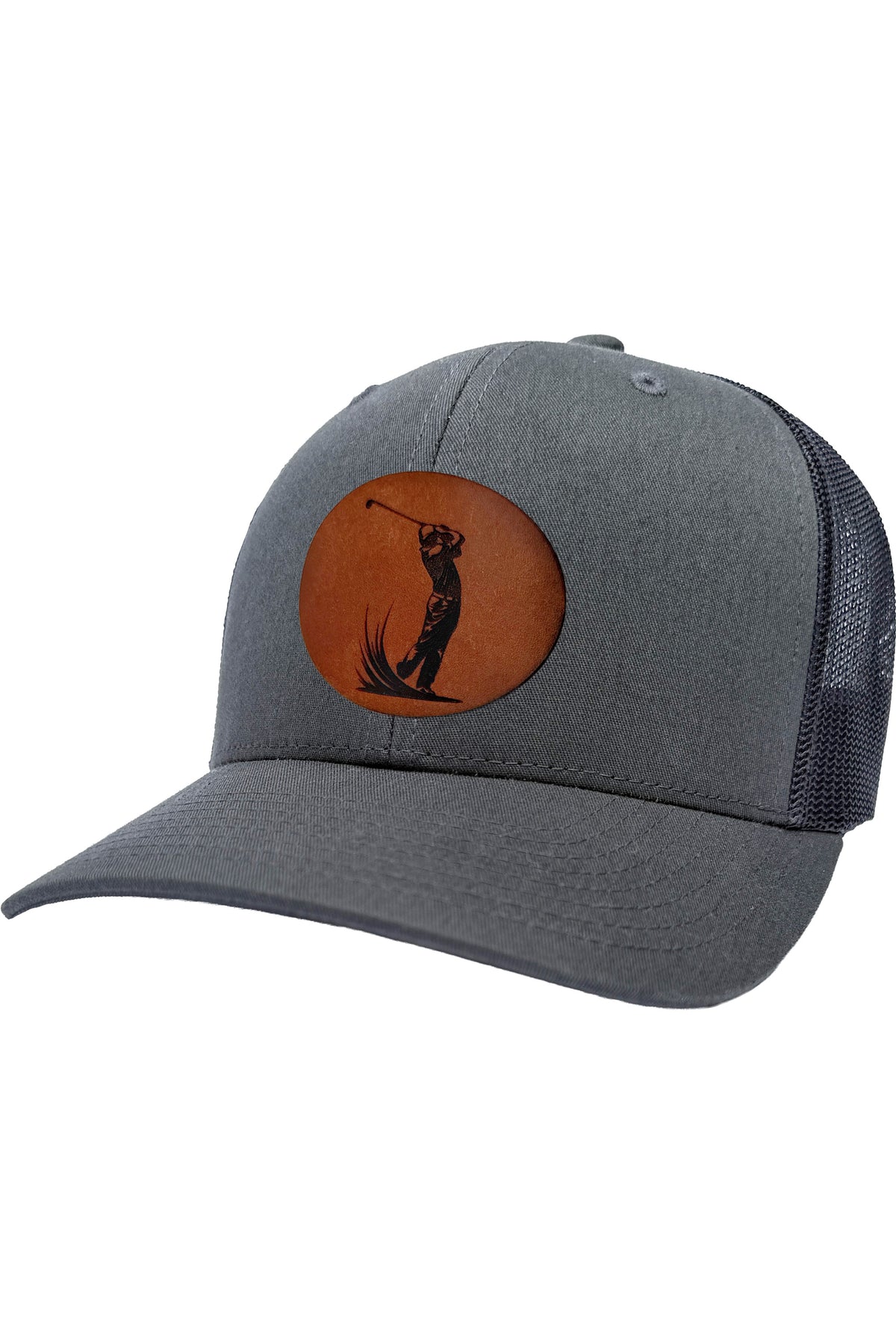 Back Nine | golf leather patch hat