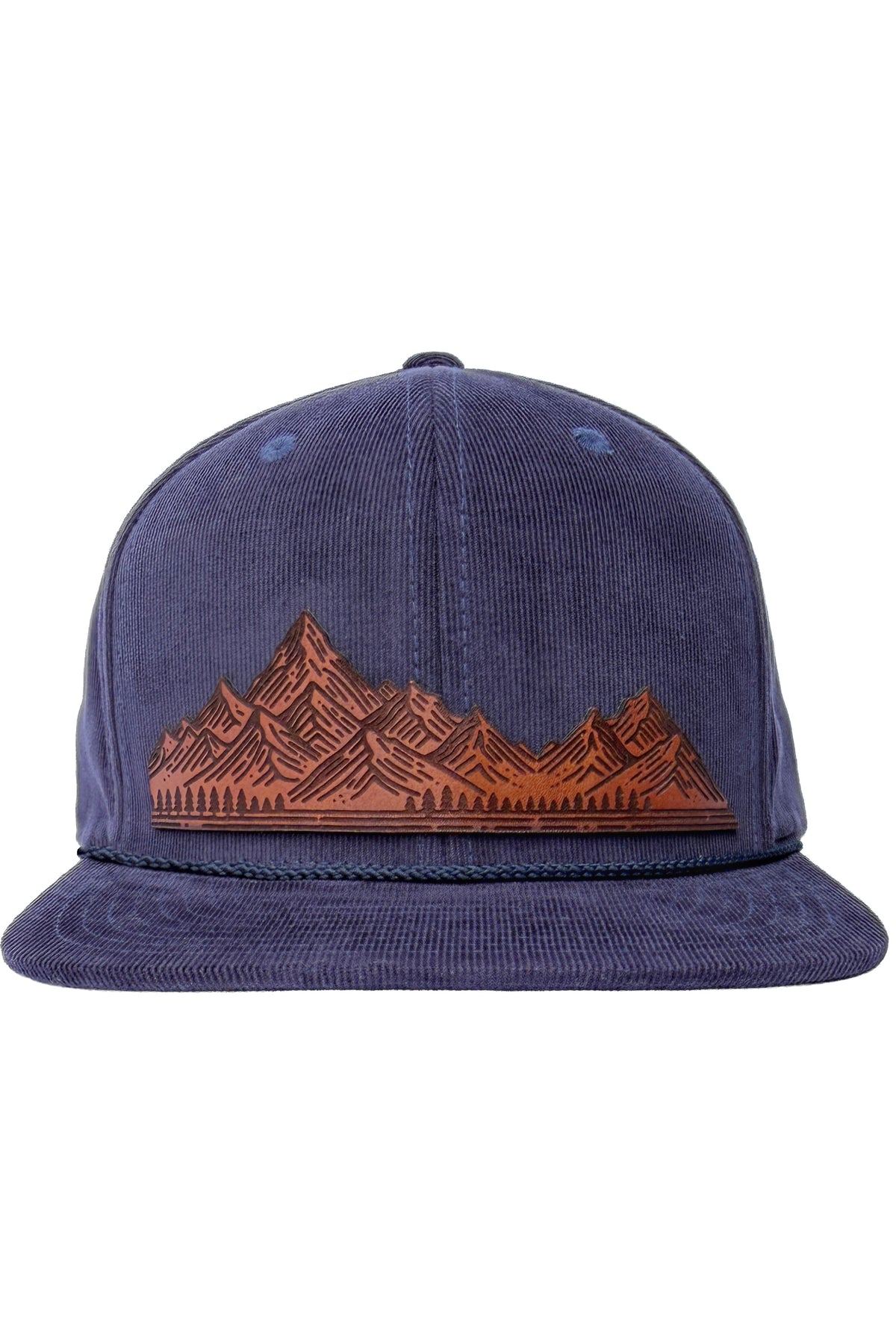 Home On The Range | mountain range leather patch hat