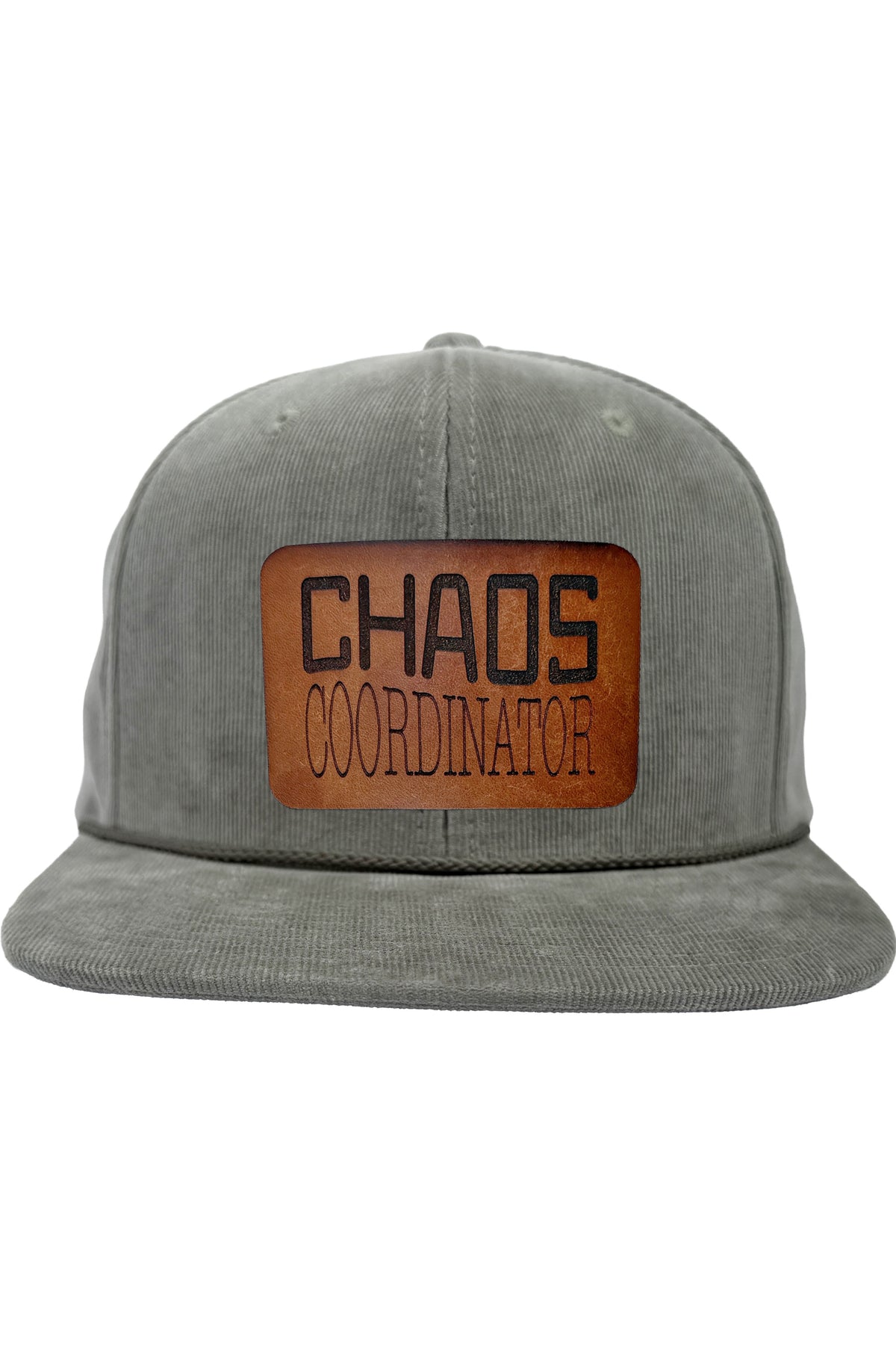 Chaos Coordinator | leather patch hat
