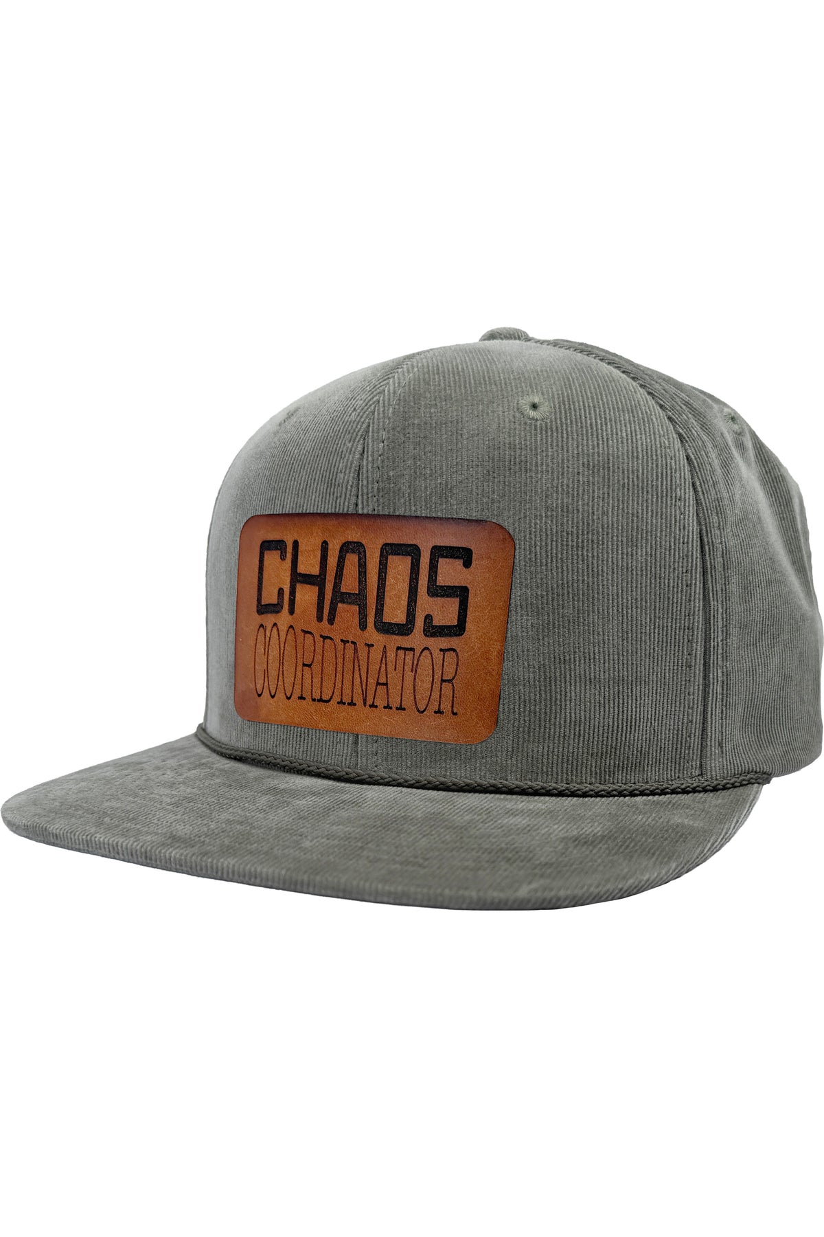 Chaos Coordinator | leather patch hat