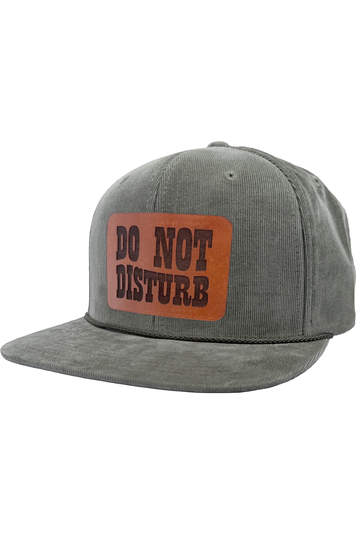 Do Not Disturb | leather patch hat