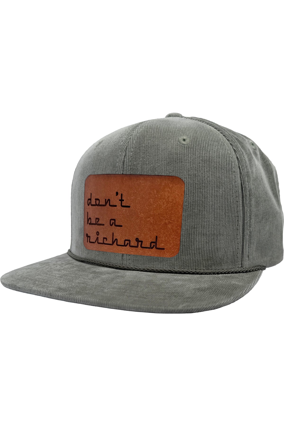 Don't Be A Richard | leather patch hat