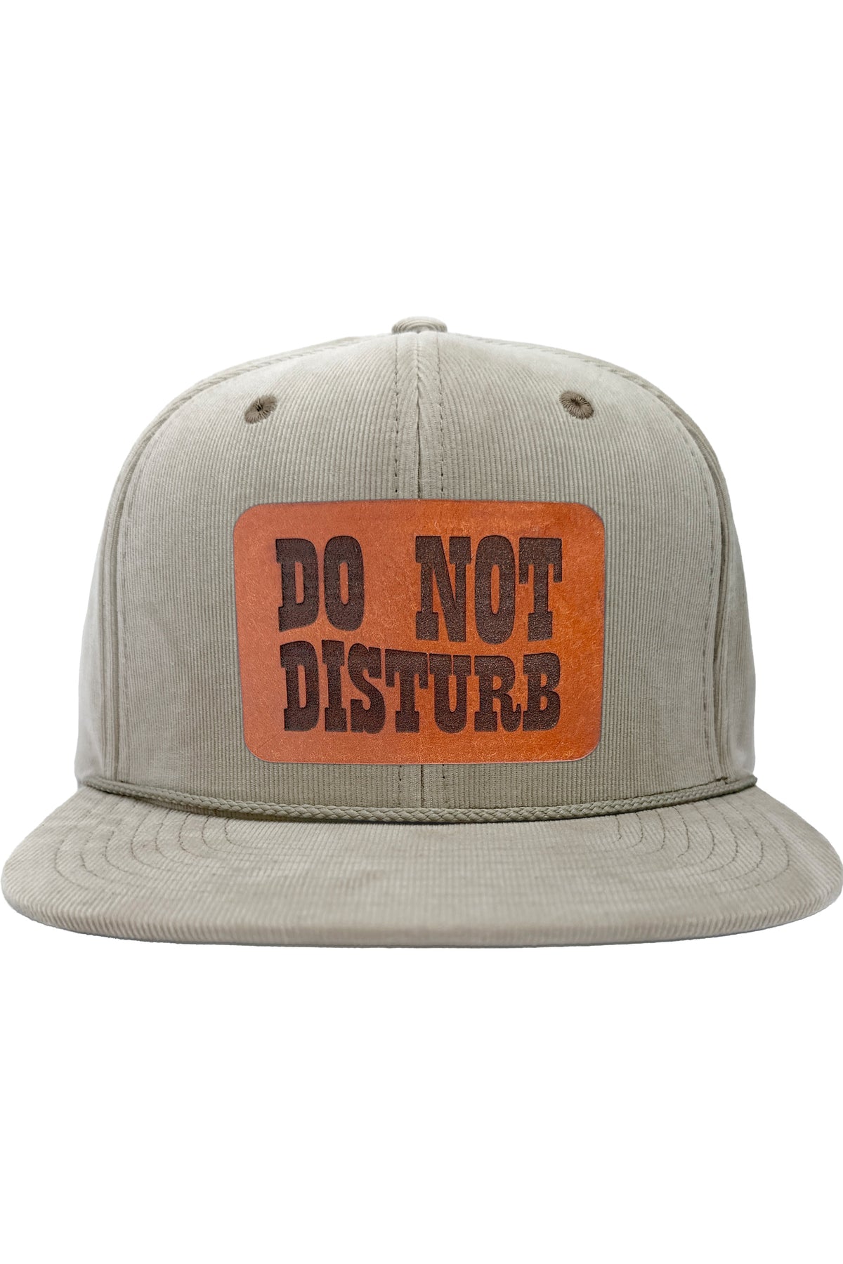 Do Not Disturb | leather patch hat