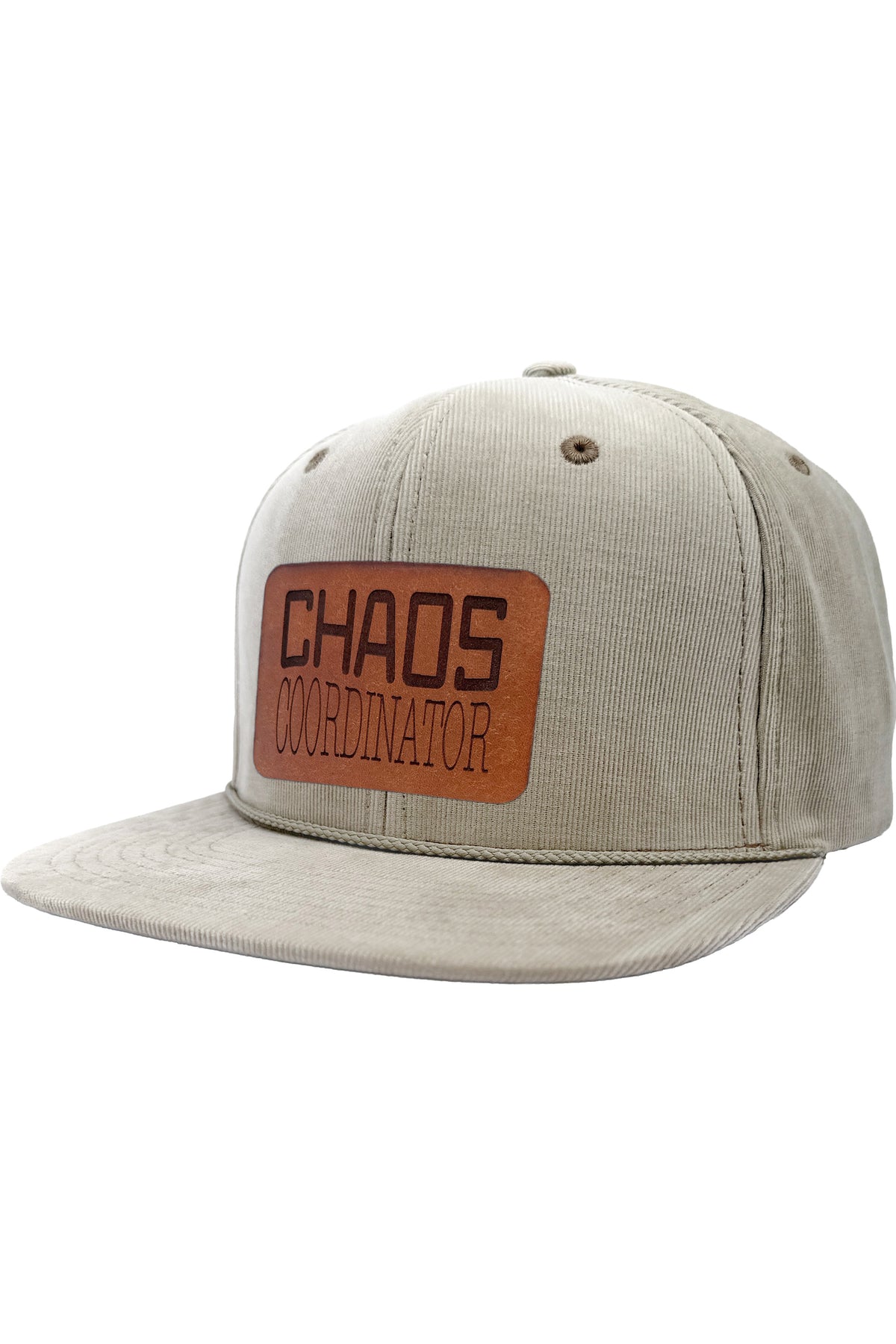 Chaos Coordinator | leather patch hat
