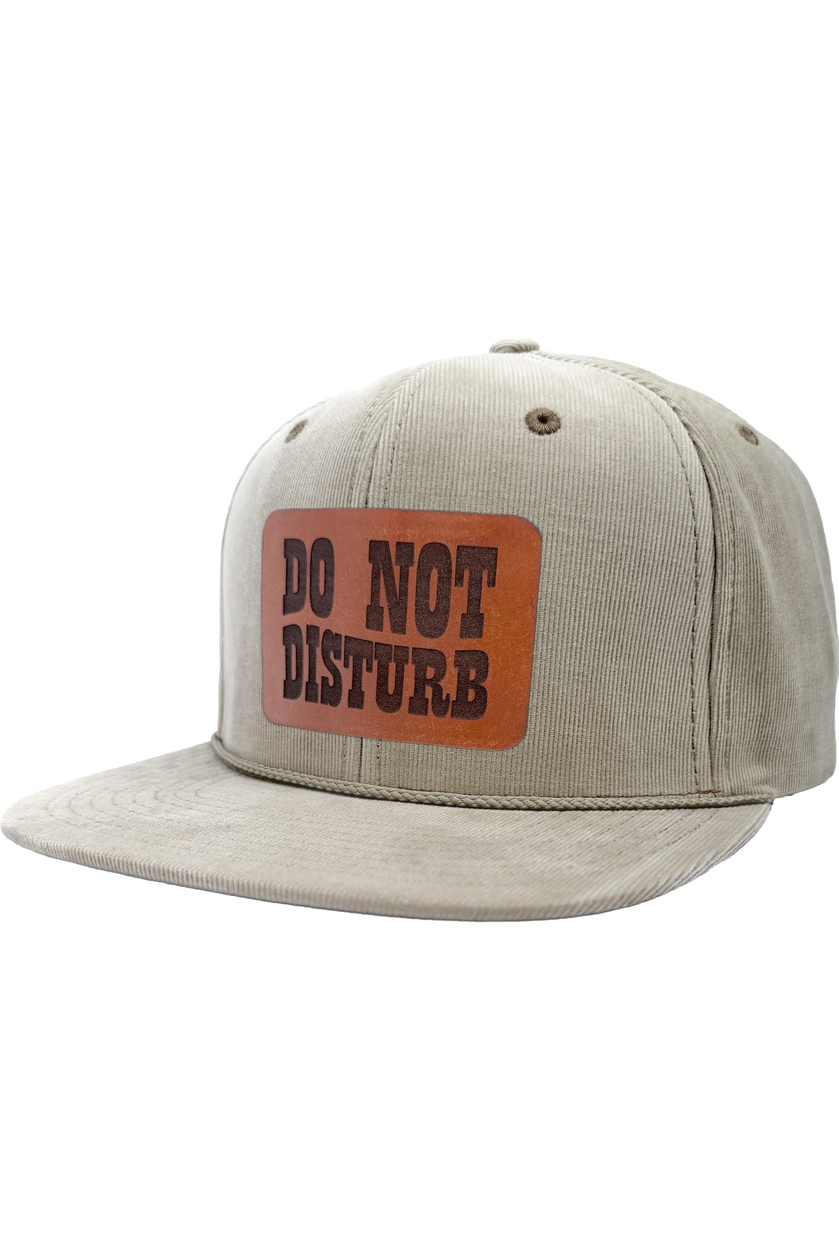 Do Not Disturb | leather patch hat