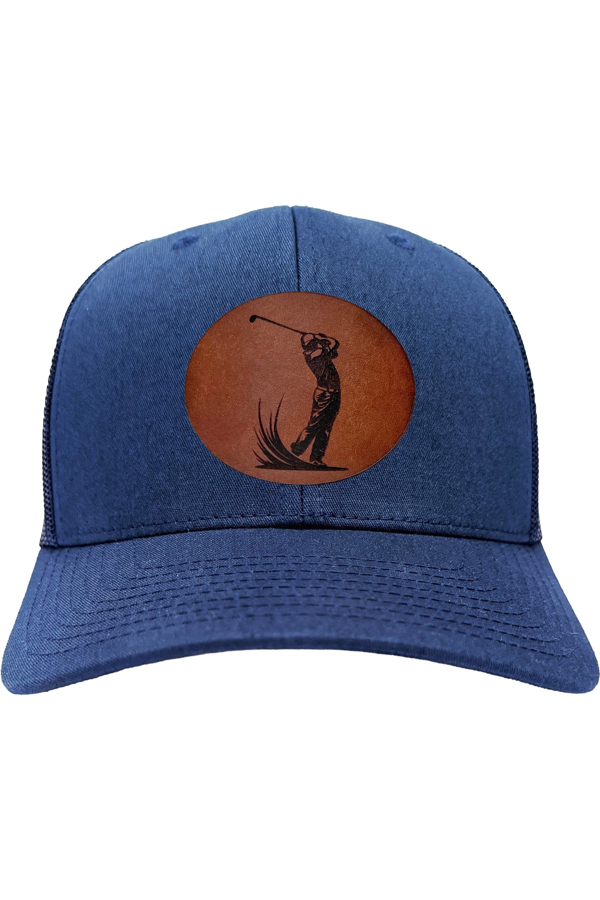 Back Nine | golf leather patch hat