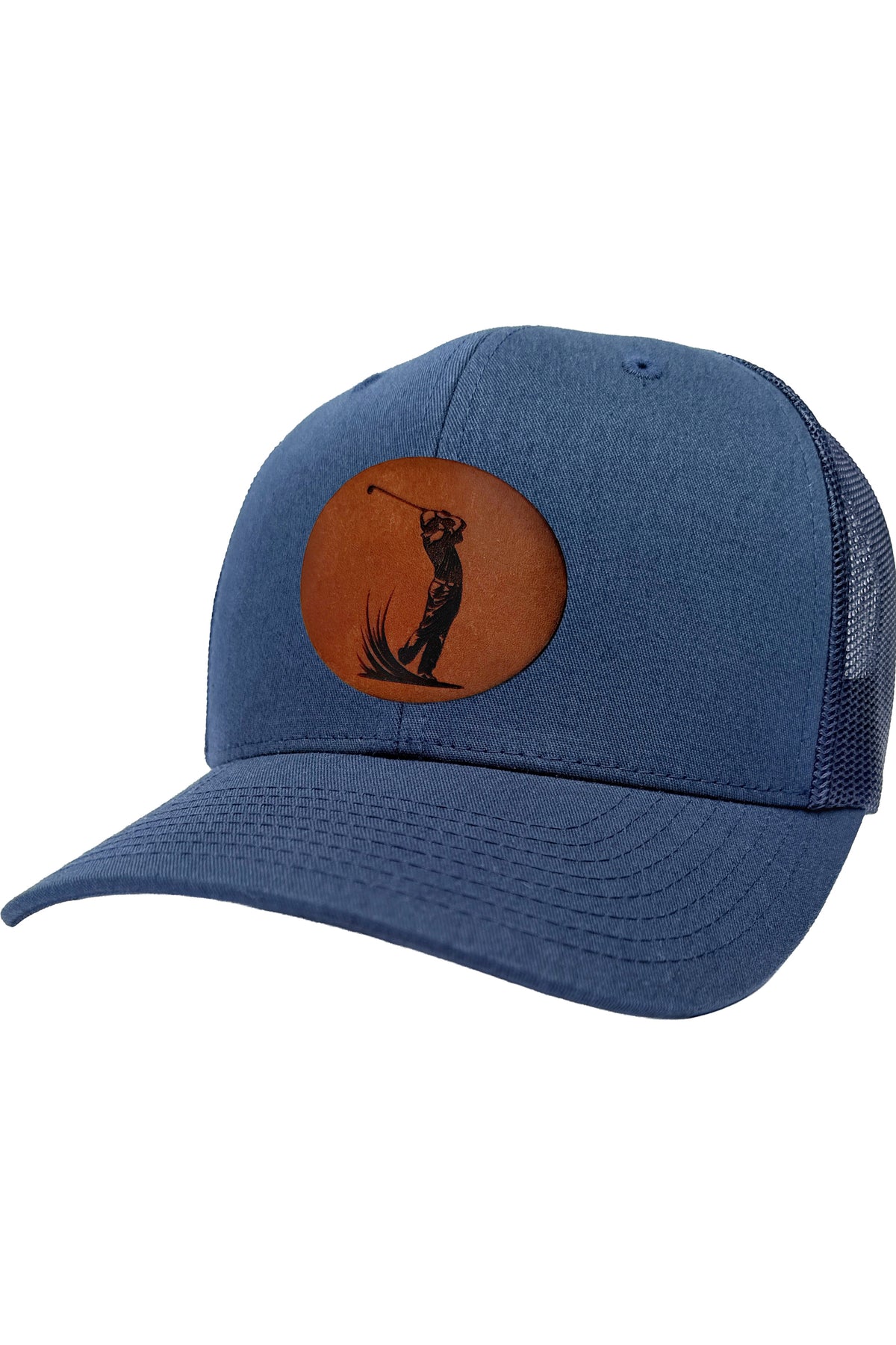 Back Nine | golf leather patch hat