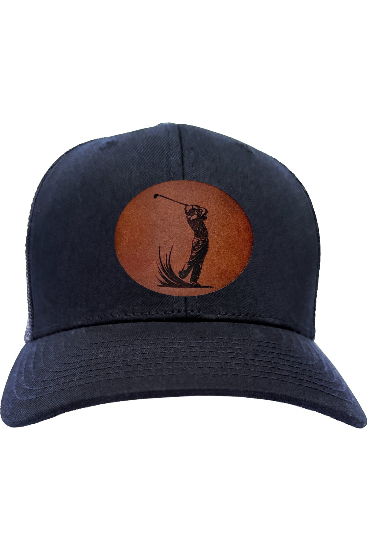 Back Nine | golf leather patch hat
