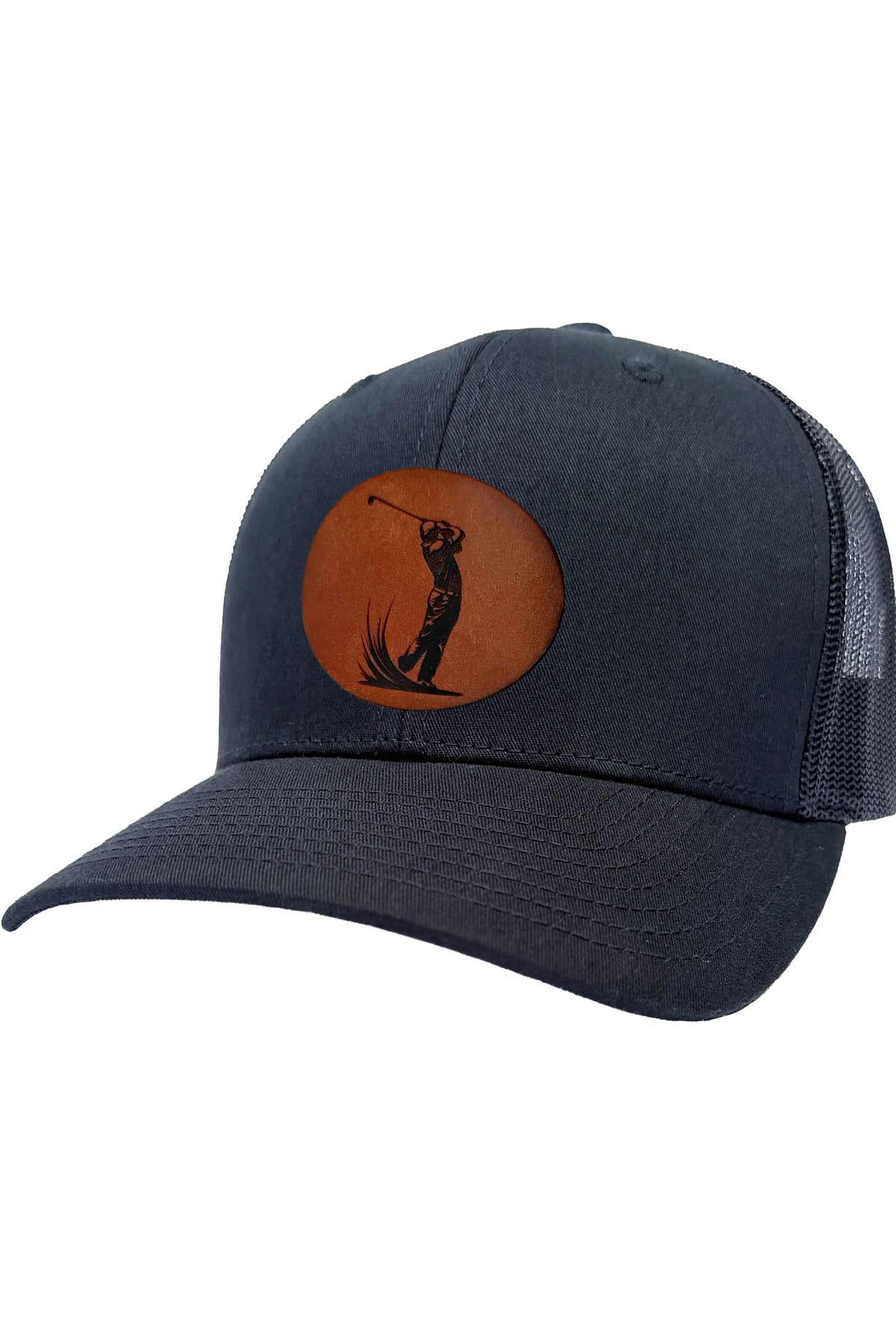 Back Nine | golf leather patch hat