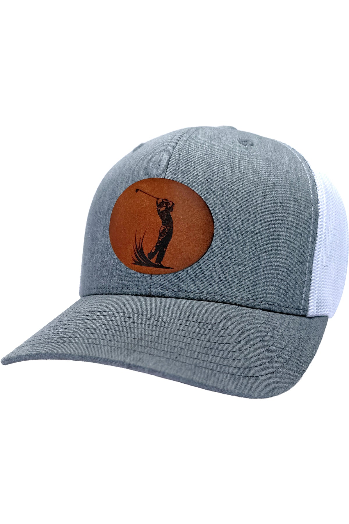 Back Nine | golf leather patch hat