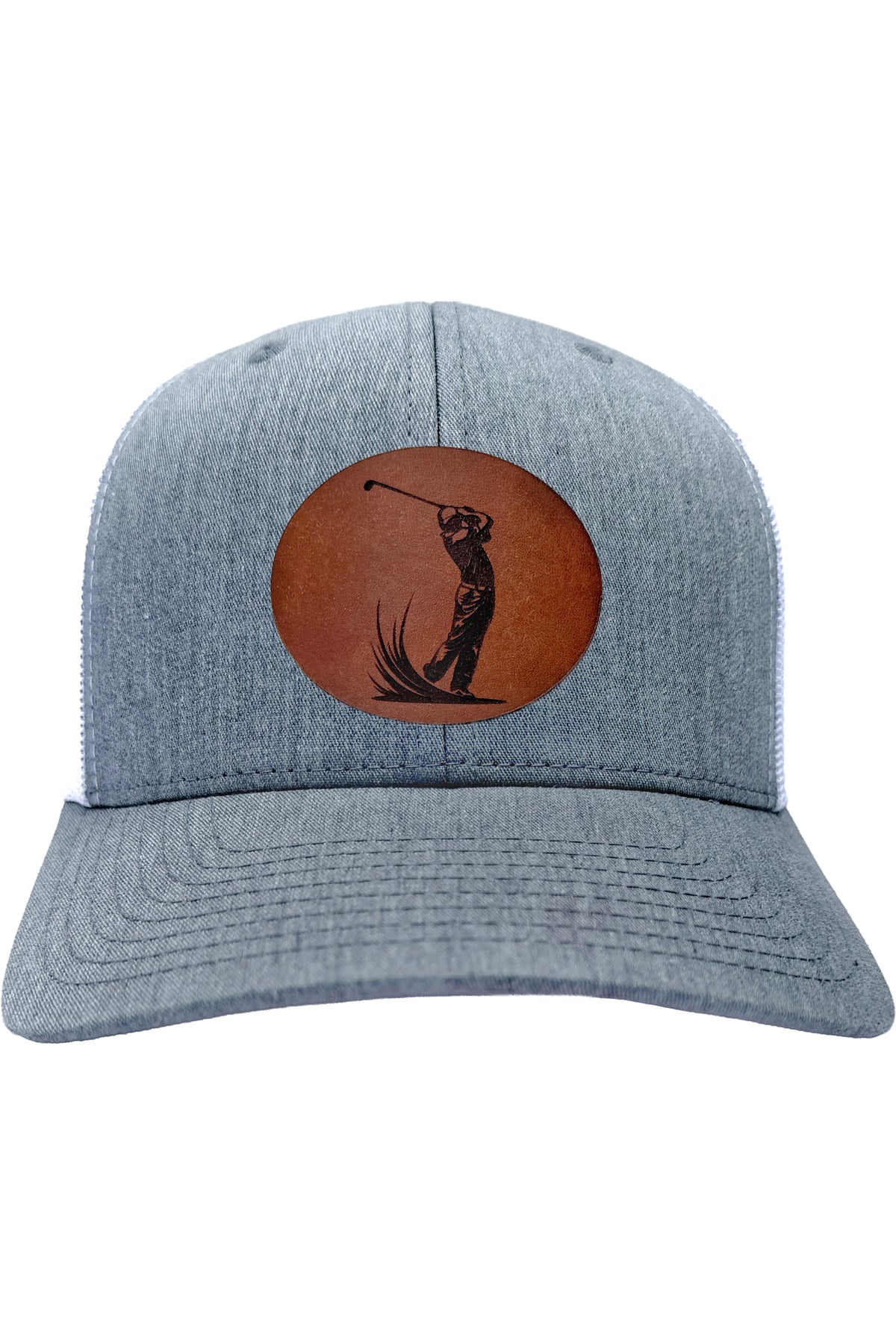 Back Nine | golf leather patch hat